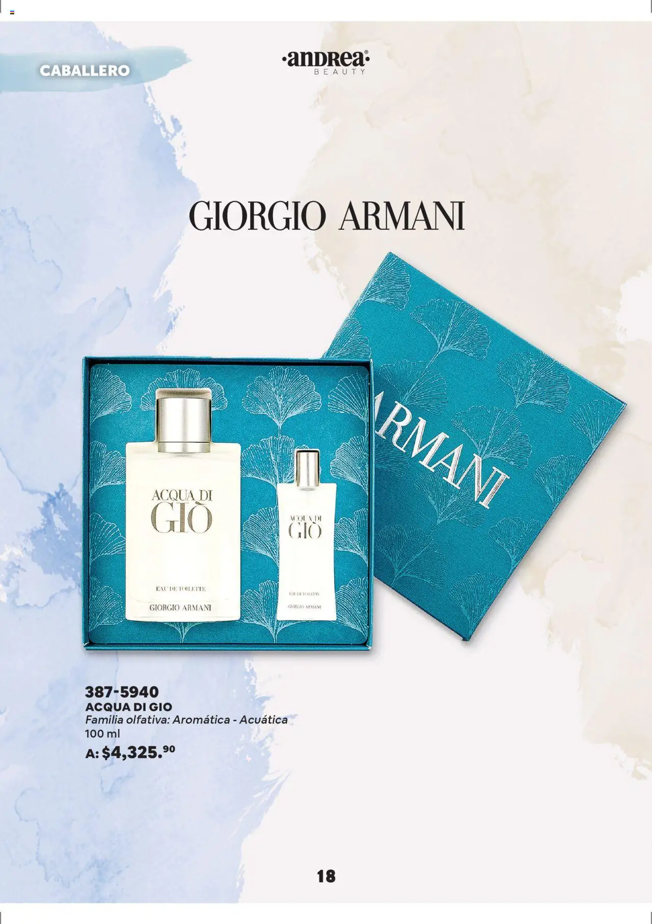 Nuevas ofertas de Andrea válidas en toda la República Mexicana desde el 28.09.2025. ¡Encuentra las mejores ofertas en Andrea - Catálogo Especial de Aromas ! | Página: 18 | Productos: Eau de toilette