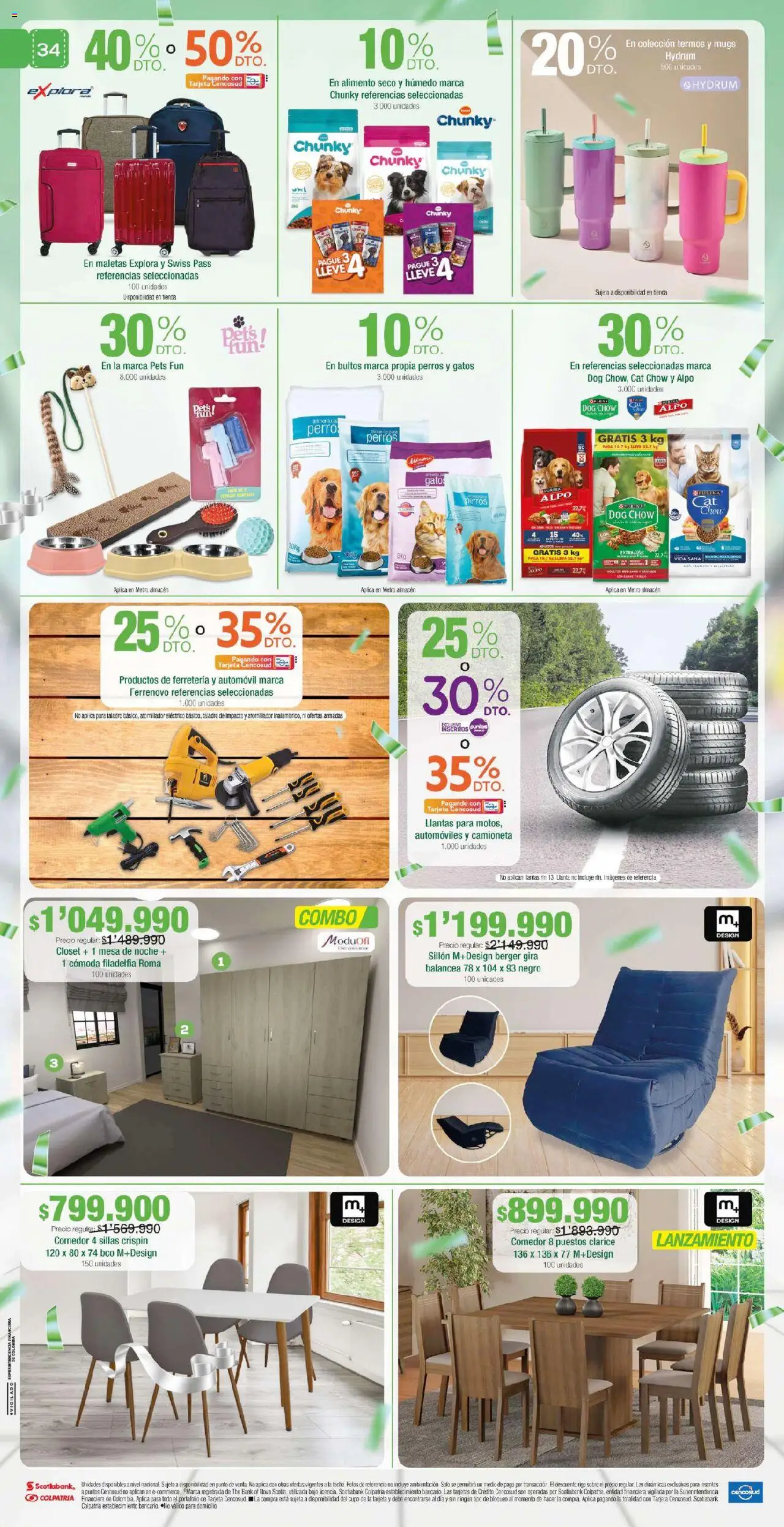 Jumbo revista - valida desde el 25.09.2025 | Página: 34 | Productos: Sillón, Mesa, Clóset, Cómoda