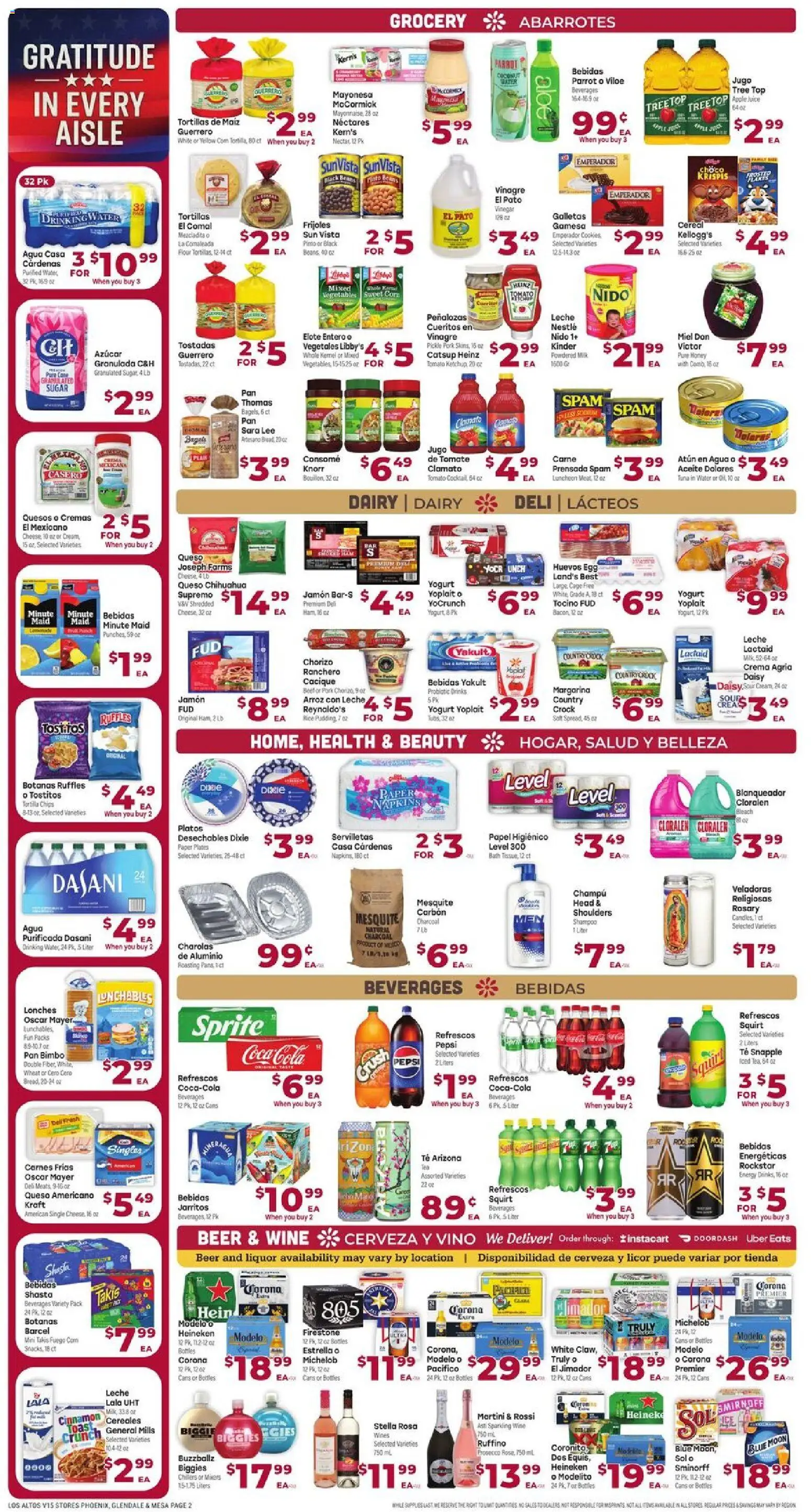 Cardenas Weekly Ad - AZ - valid from 05.11.2025 | Page: 2 | Products: Shampoo, Yogurt, Beef, Cookies