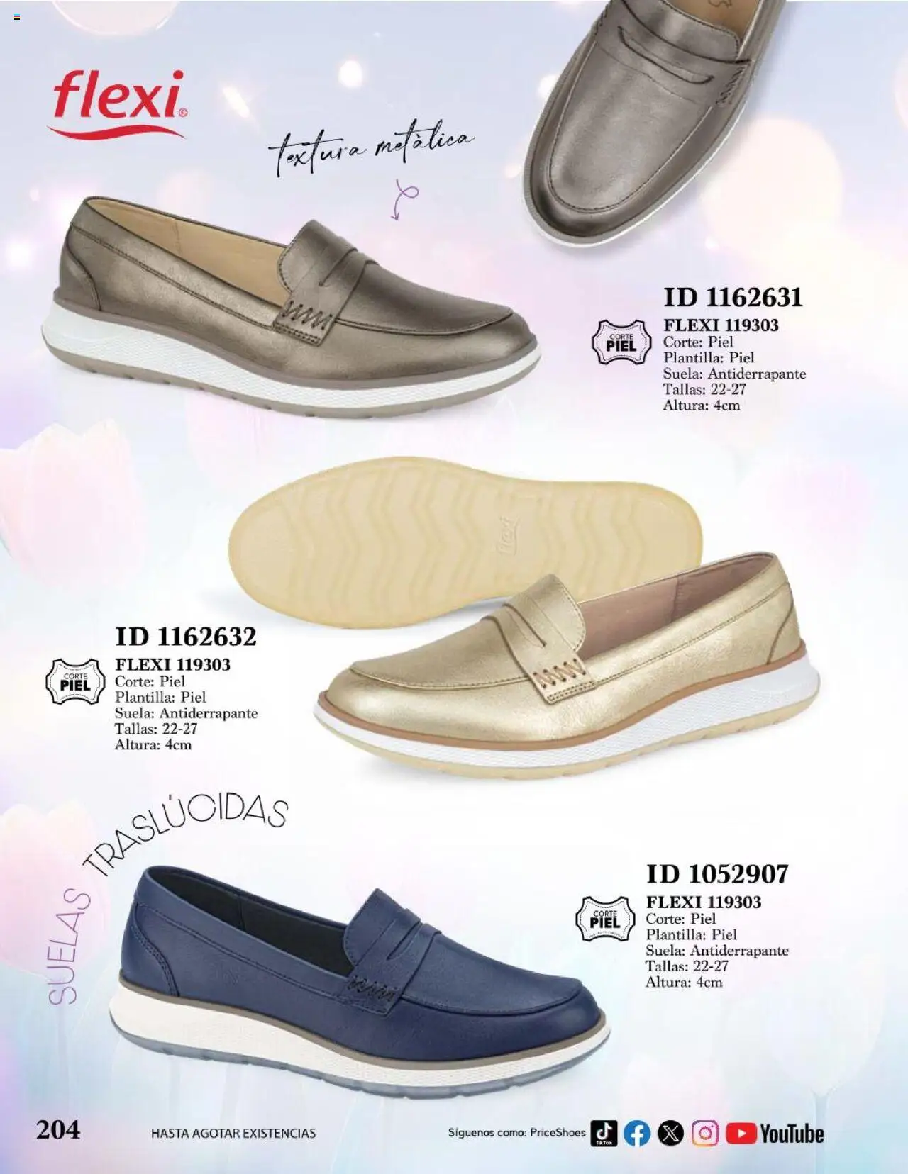 Nuevas ofertas de Price Shoes válidas en toda la República Mexicana desde el 05.08.2024. ¡Encuentra las mejores ofertas en Price Shoes catálogo Vestir Casual ! | Página: 204