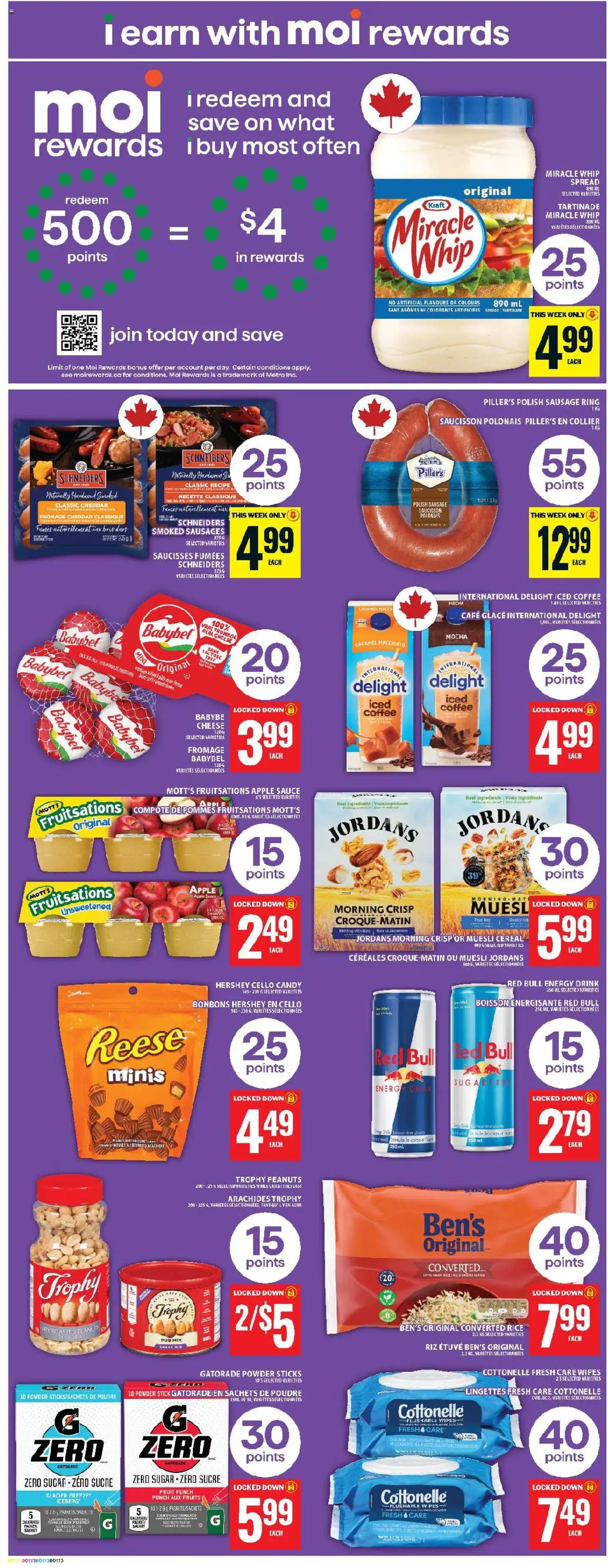 Food Basics flyer valid from 28.08.2025 | Page: 14 | Products: Rice, Powder, Cheese, Coffee