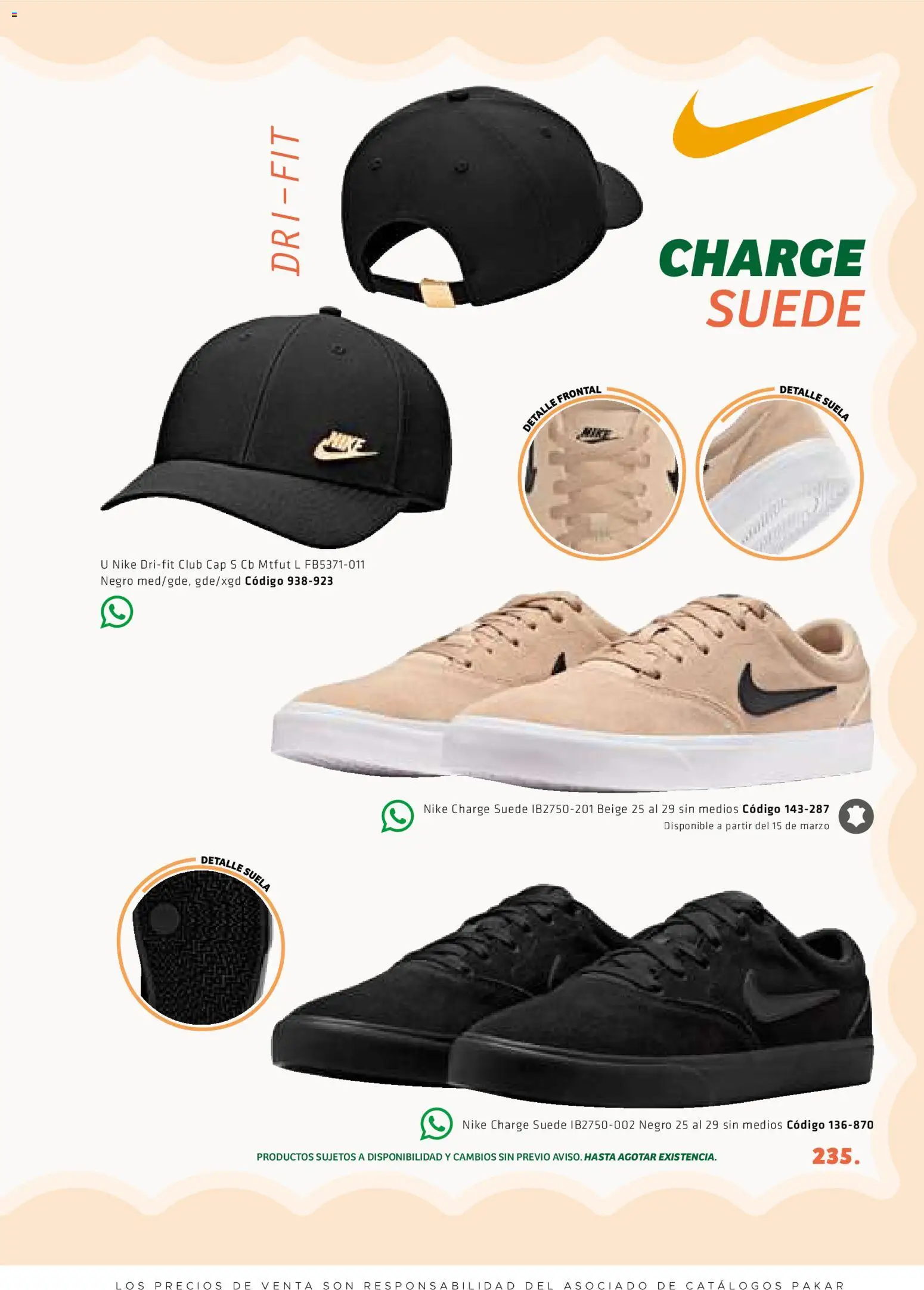 Nuevas ofertas de SC Pakar válidas en toda la República Mexicana desde el 27.02.2026. ¡Encuentra las mejores ofertas en SC Pakar catálogo Premium Men Tomo 1! | Página: 235