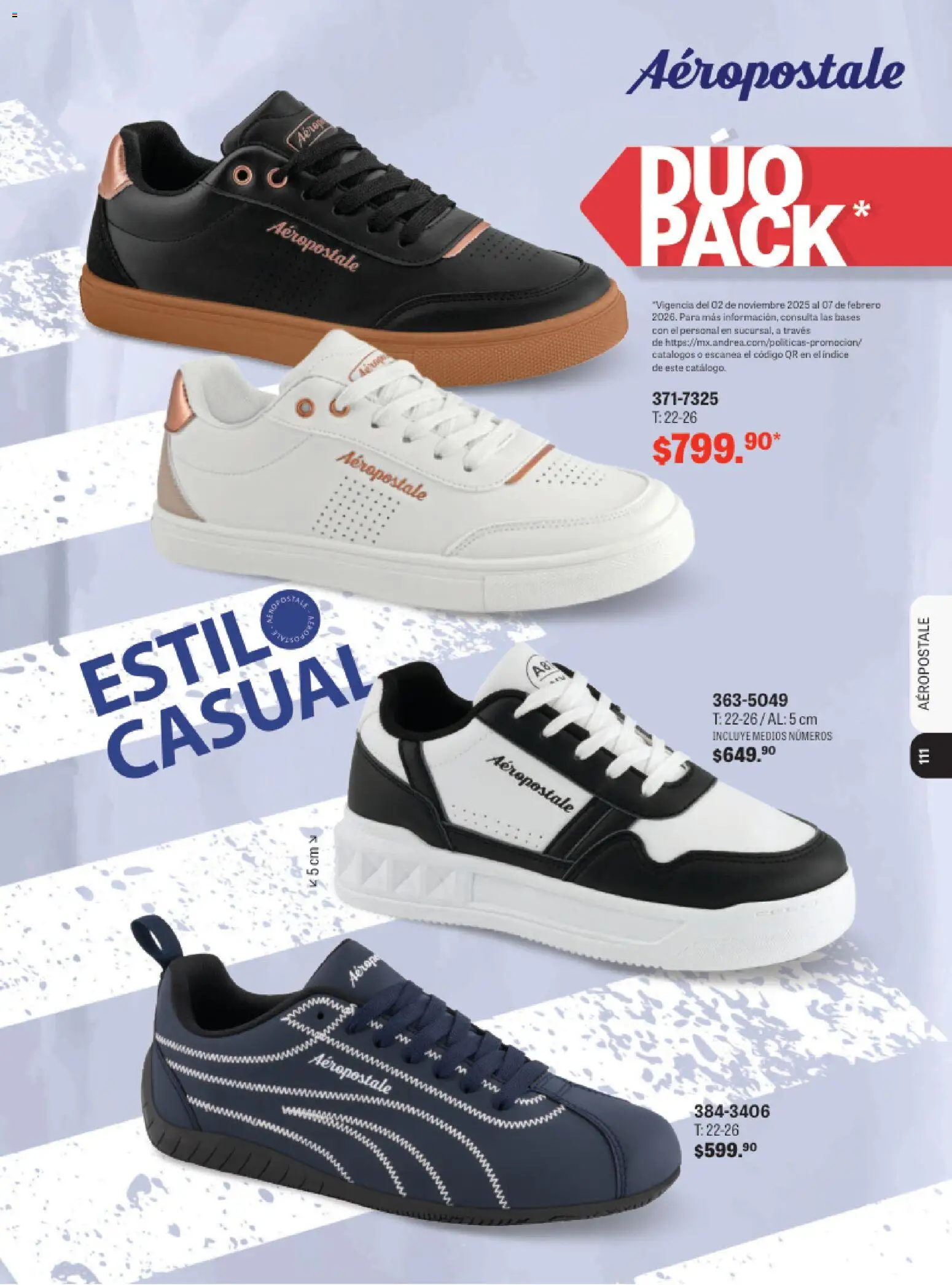 Nuevas ofertas de Andrea válidas en toda la República Mexicana desde el 31.10.2025. ¡Encuentra las mejores ofertas en Andrea catálogo Aeropostale! | Página: 5