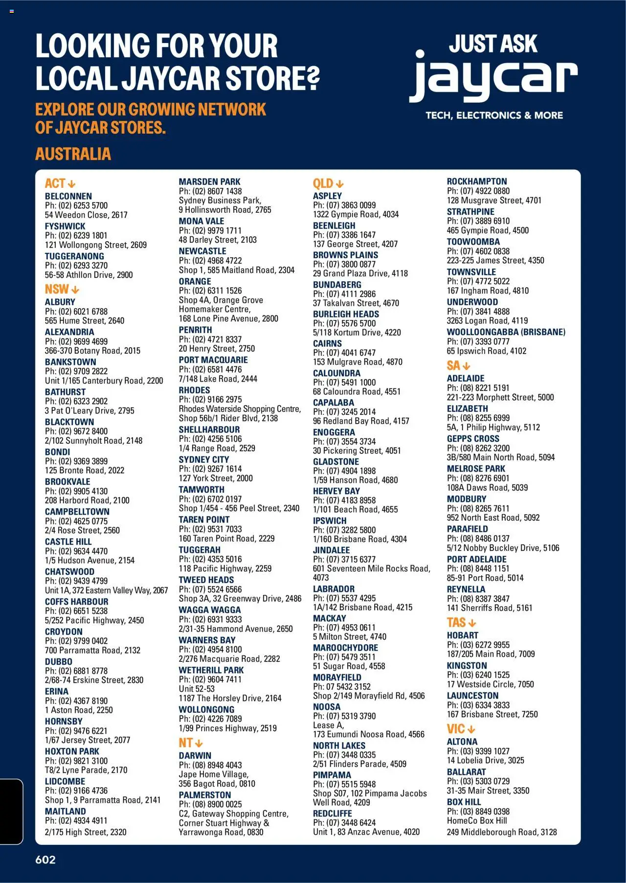Jaycar catalogue - valid from 09.07.2025 | Page: 602 | Products: Box, Jersey, Peel, Sugar