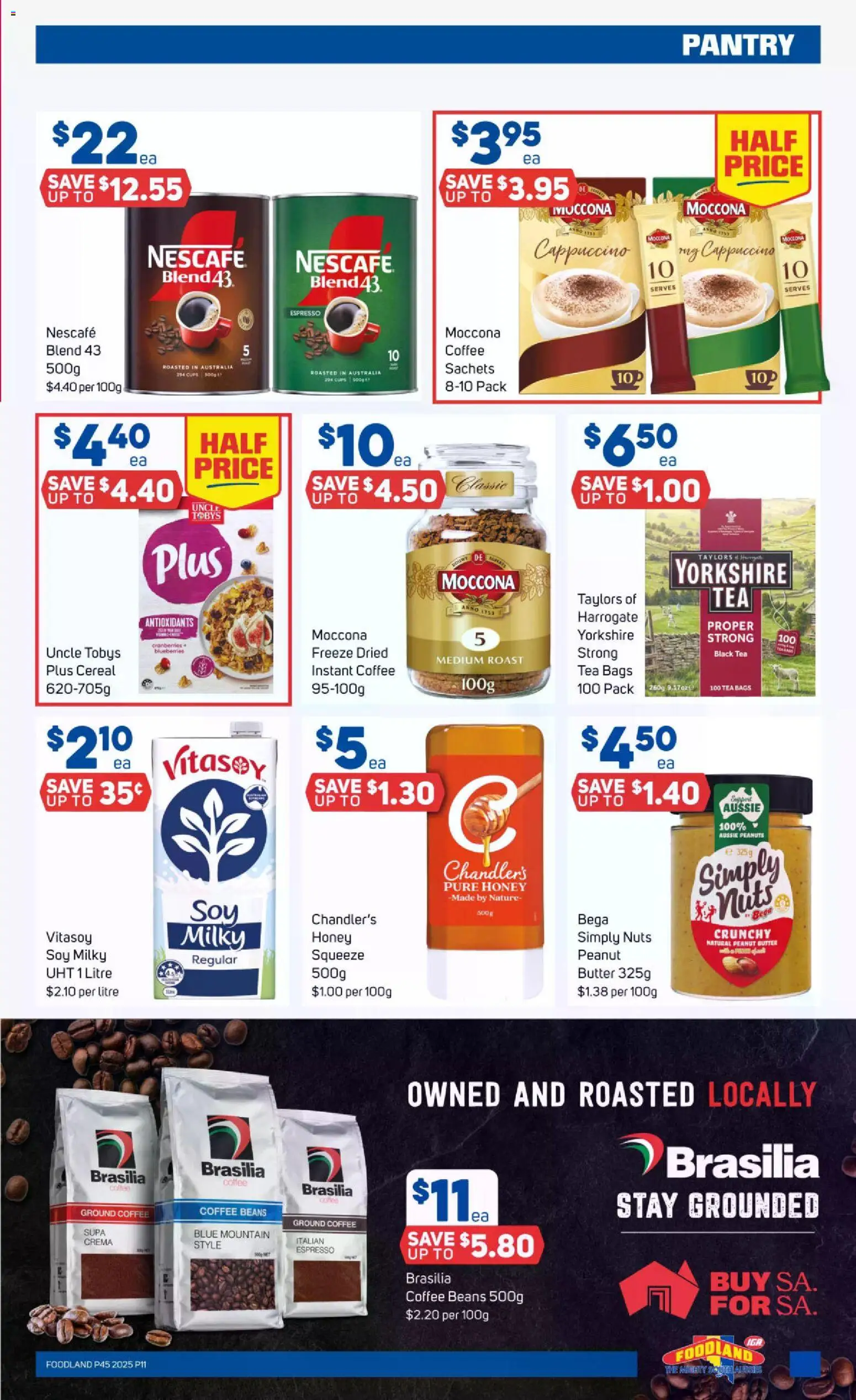 Foodland catalogue - valid from 05.11.2025 | Page: 11 | Products: Cups, Butter, Peanuts, Moccona