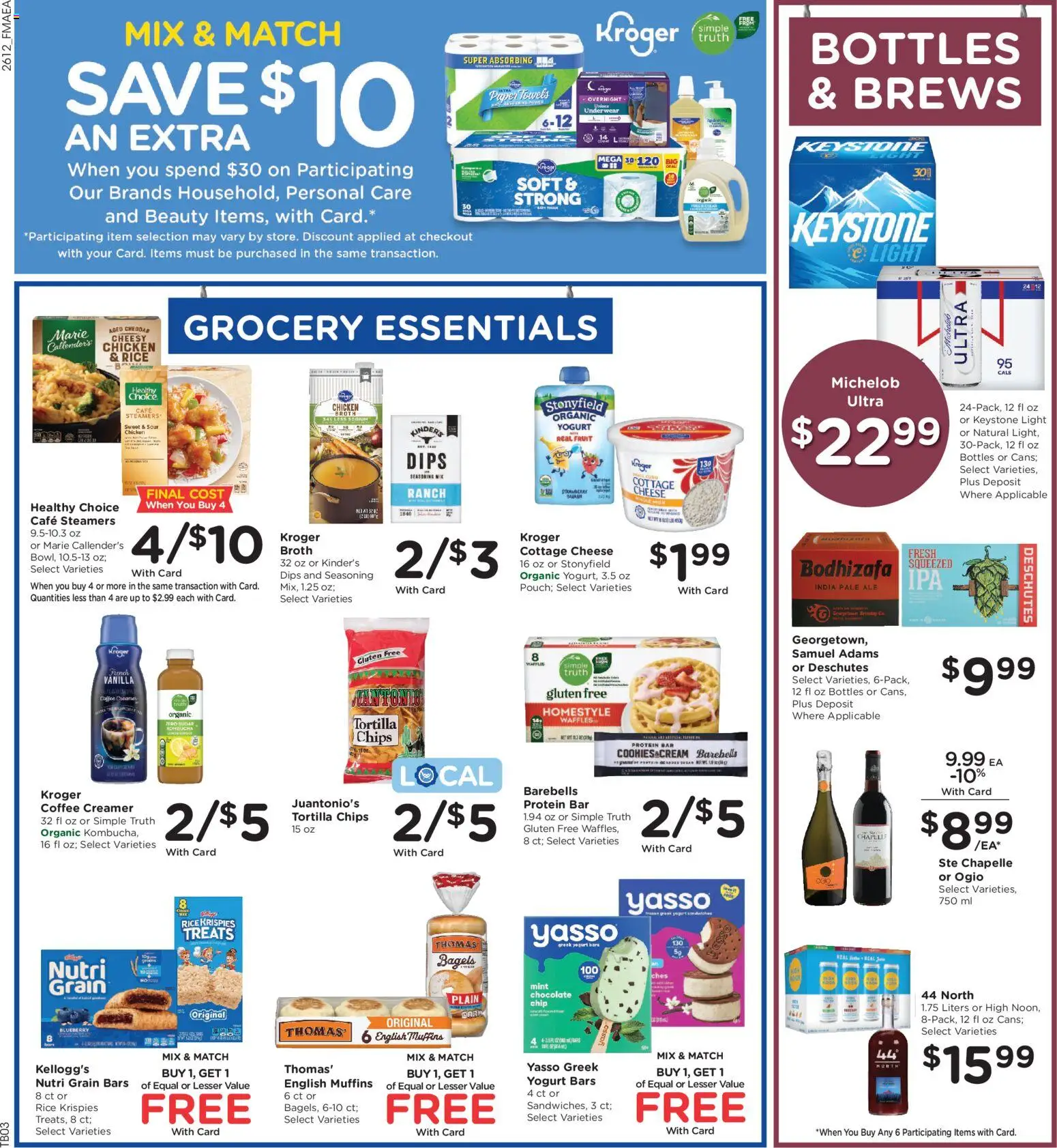 Fred Meyer Weekly Ad - valid from 22.04.2026 | Page: 7 | Products: Cheese, Chocolate, Rice, Cottage cheese