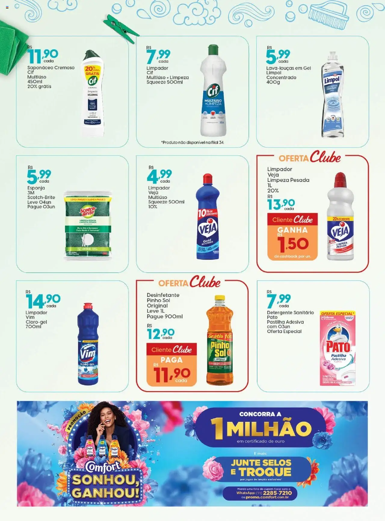Rissul Folheto - válido de 16.09.2025 | Página: 2 | Produtos: Esponja, Detergente, Saponáceo, Jogos