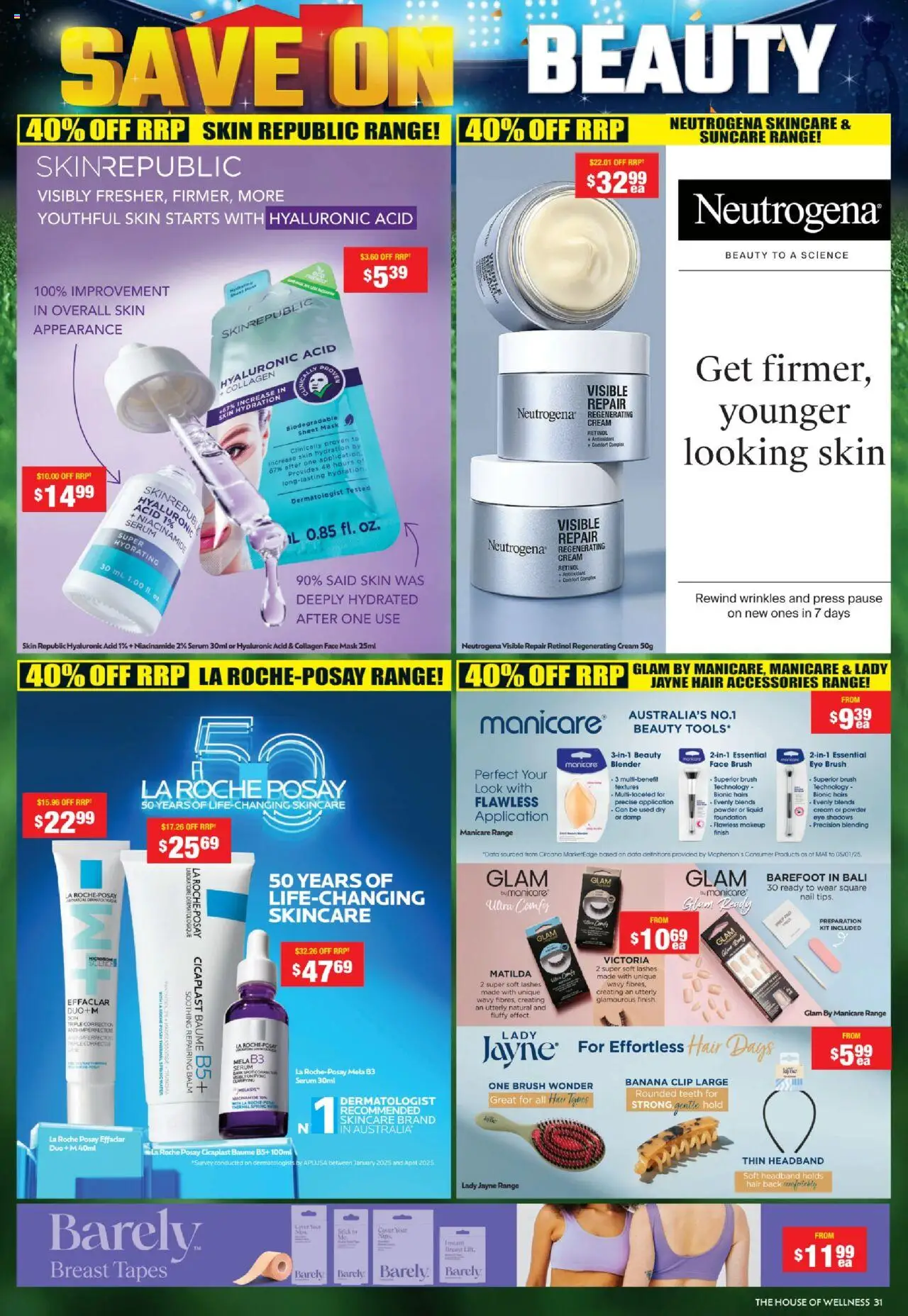 Chemist Warehouse catalogue - valid from 08.09.2025 | Page: 31 | Products: Headband, Cream, Foundation, Face mask