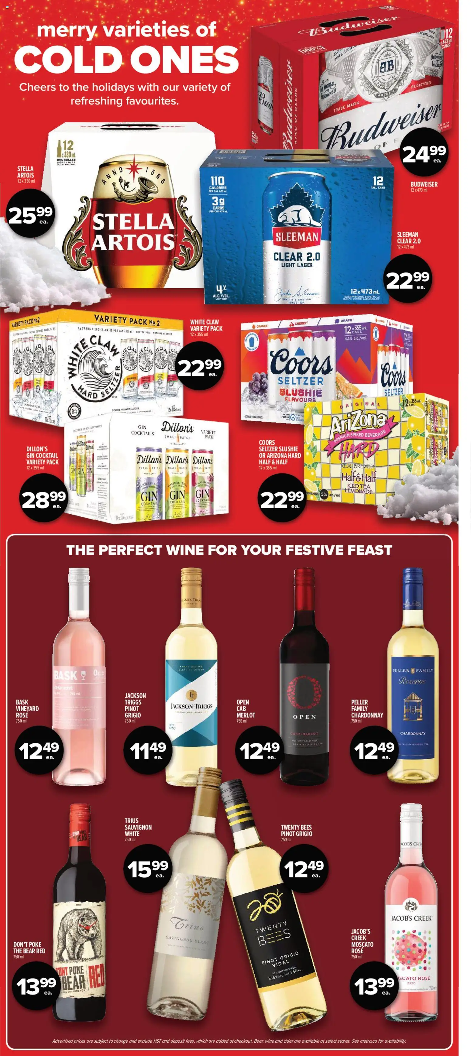 Metro flyer valid from 11.12.2025 | Page: 14 | Products: Tea, Gin, Wine