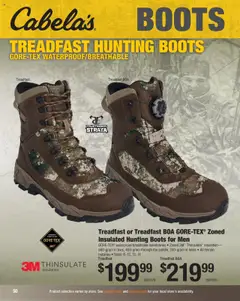 Preview of Cabela's weekly ads valid from 11.08.2025 | Page: 50 | Products: Hunting Boots, Boots