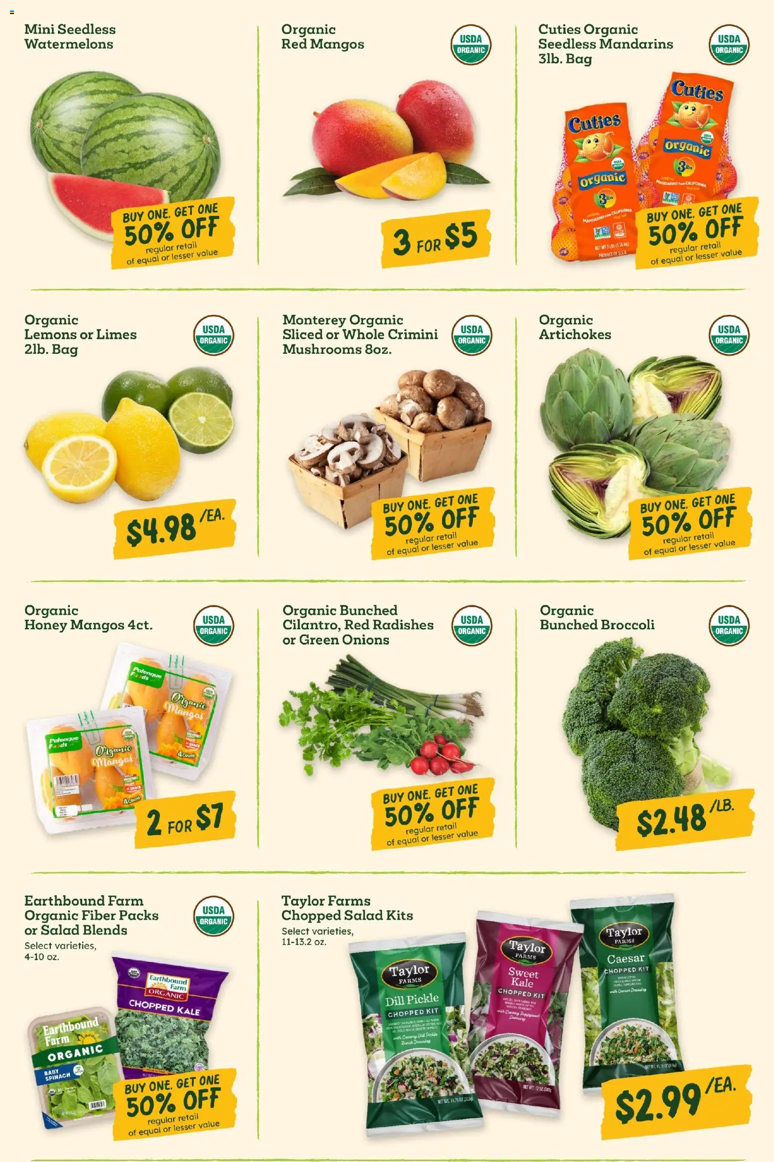 Sprouts Weekly Ad - valid from 22.04.2026 | Page: 7 | Products: Broccoli, Kale, Salad, Dill