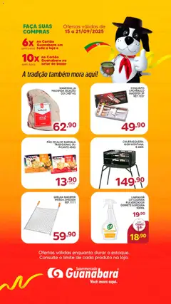 Supermercado Guanabara - Ofertas Semanal - Pré-Visualização do folheto da loja Supermercado Guanabara, válido de 15.09.2025