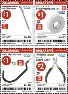Preview of Harbor Freight weekly ads valid from 18.12.2025 | Page: 4 | Products: Pencil, Hook, Tire
