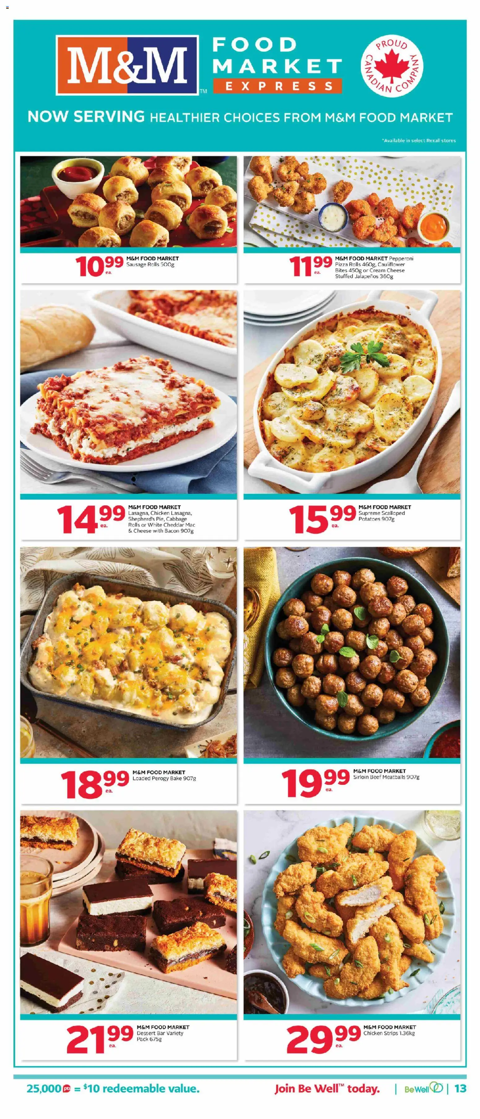Rexall flyer valid from 19.12.2025 | Page: 18 | Products: Cream, Potatoes, Cheese, Pizza