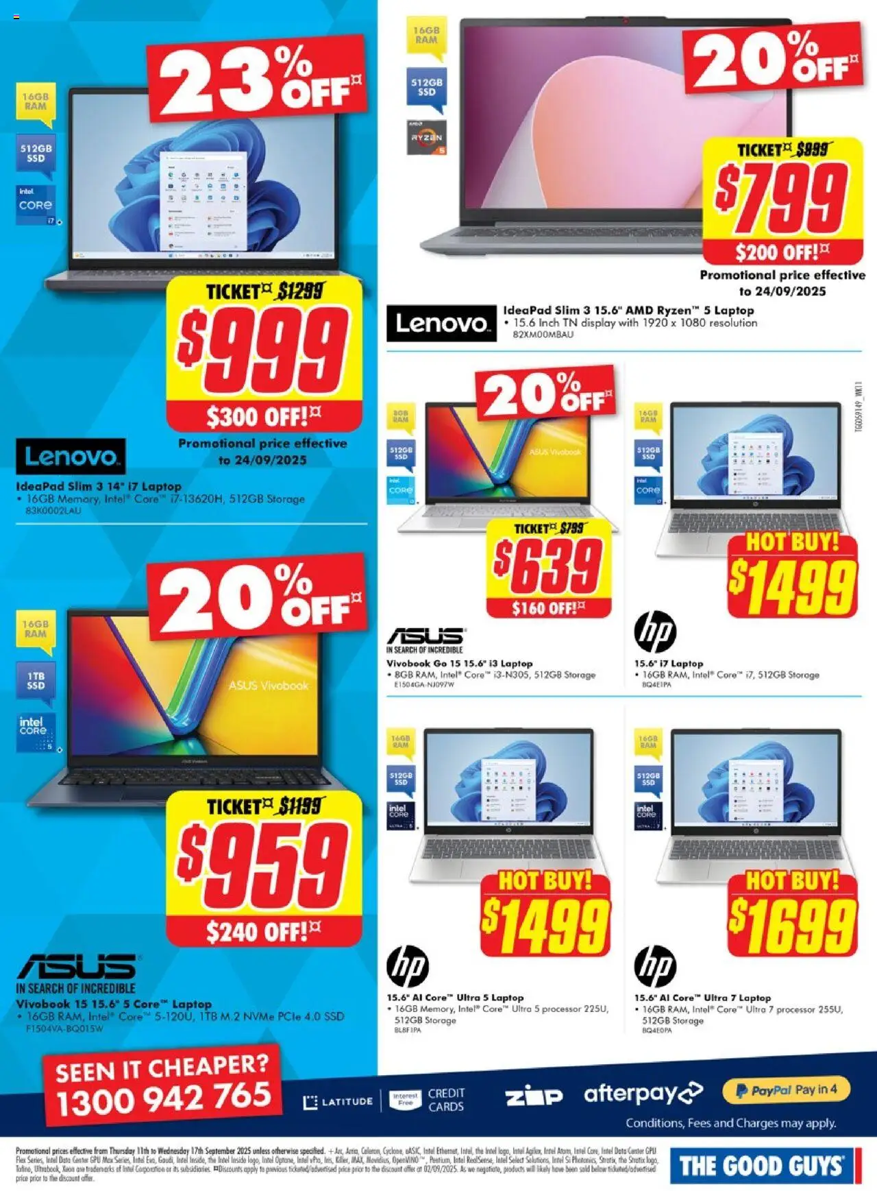 The Good Guys catalogue - valid from 10.09.2025 | Page: 16 | Products: Laptop