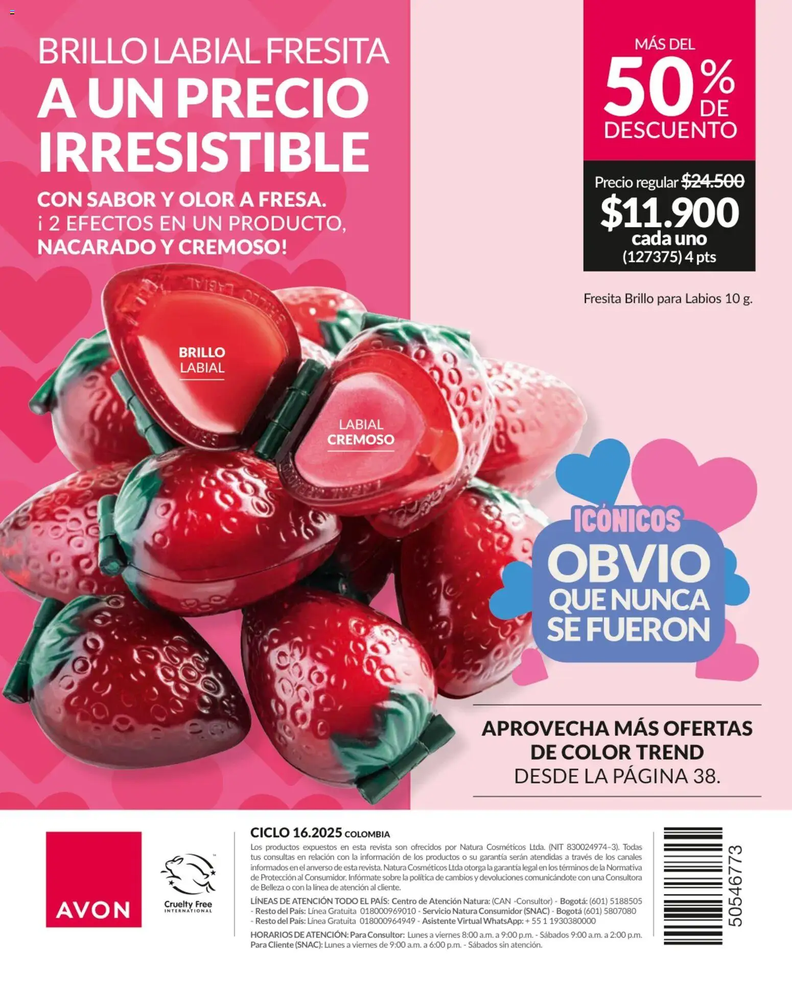 Avon revista - valida desde el 17.11.2025 | Página: 169 | Productos: Magdalena, Brillo, Sobre
