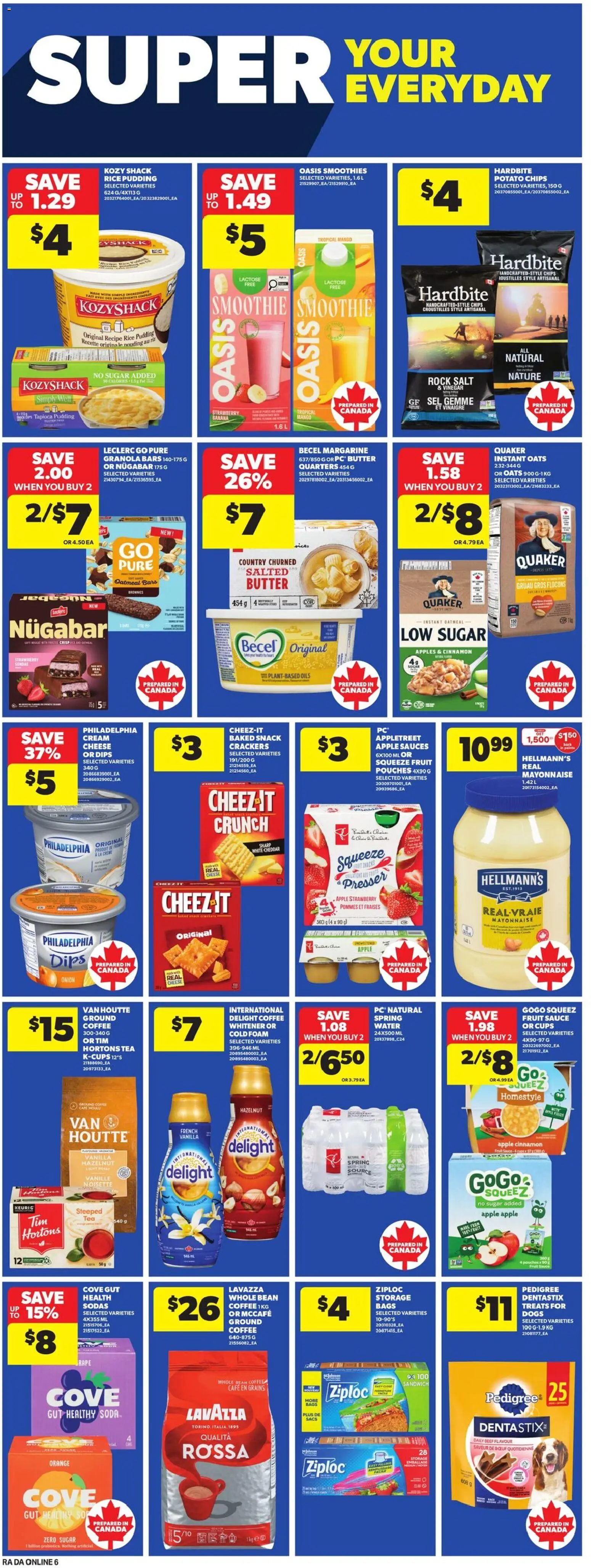 Atlantic Superstore flyer valid from 12.02.2026 | Page: 19 | Products: Rice, Chips, Cream, Butter