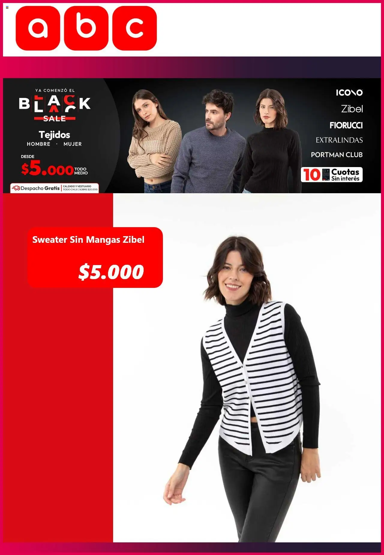 Katalog Abc │ válido desde el 24.07.2025 | Página: 6 | Productos: Sweater, Sobre