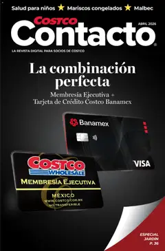 Vista previa de Costco Revista Abril 2026, nuevo folleto de la tienda, válido en México a partir del 01.04.2026