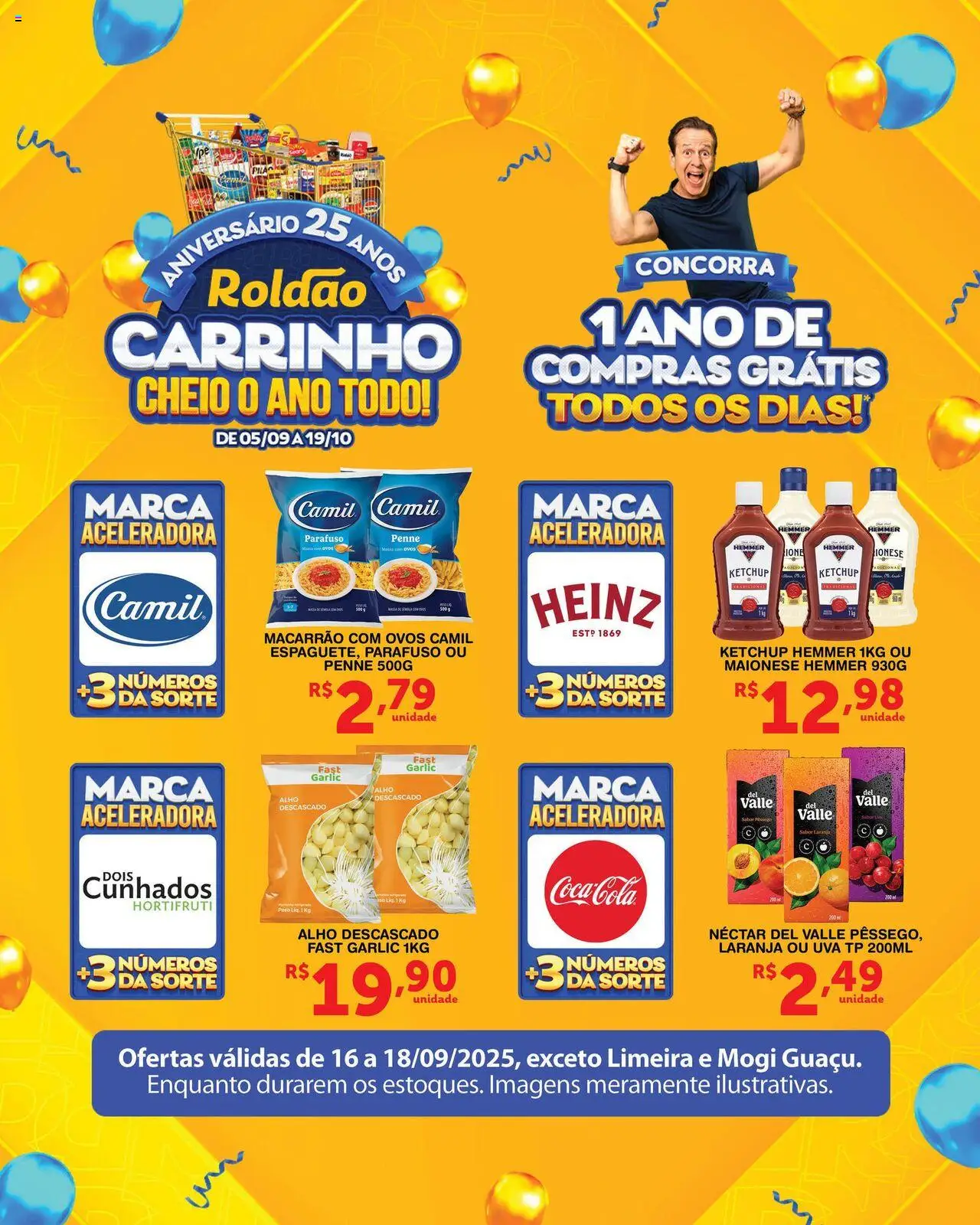 Roldão Folheto - válido de 16.09.2025 | Página: 1 | Produtos: Alho, Ovos, Massa, Maionese