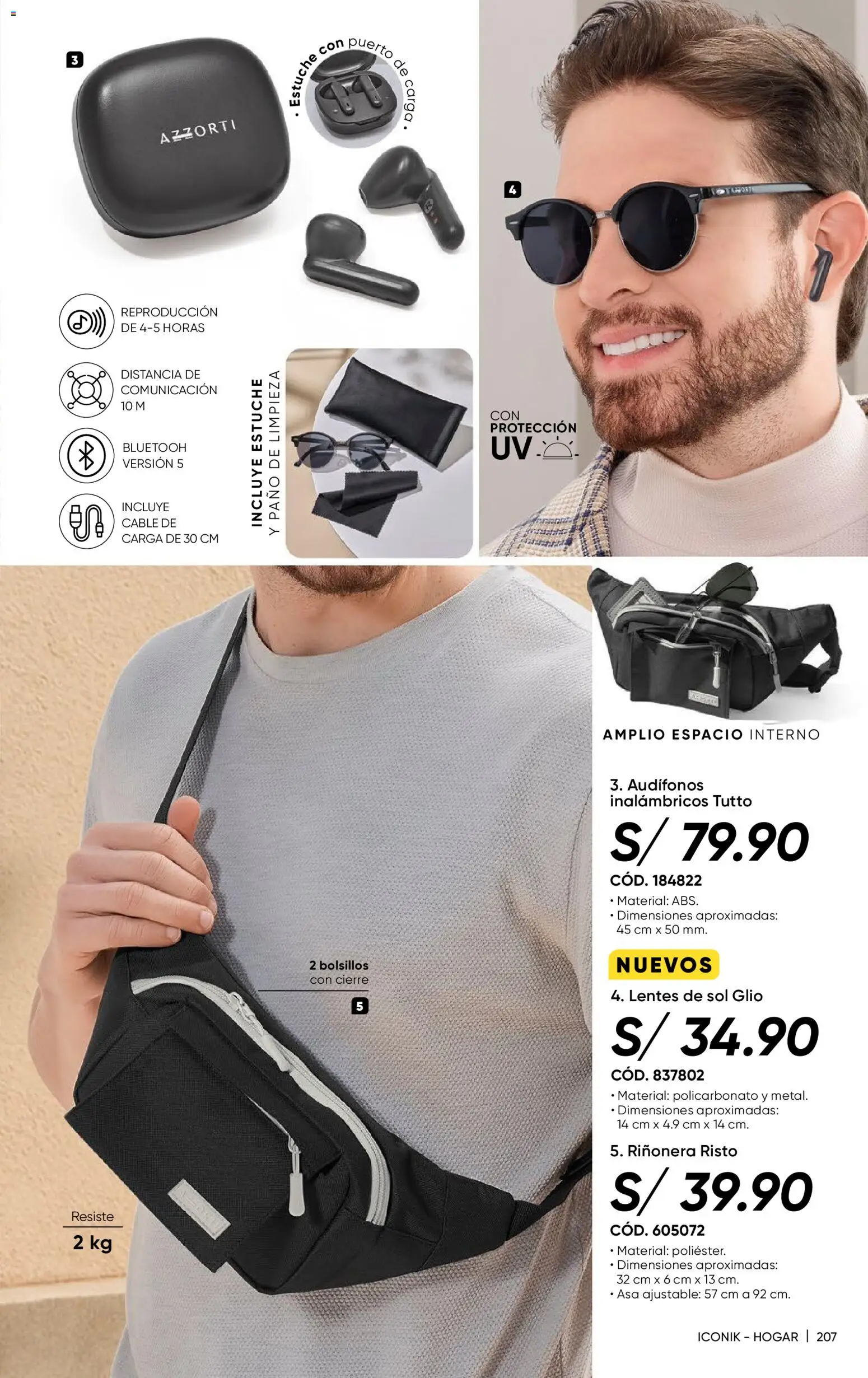 Catálogo Azzorti válido desde 24.11.2025 | Página: 209 | Productos: Audífonos, Cable