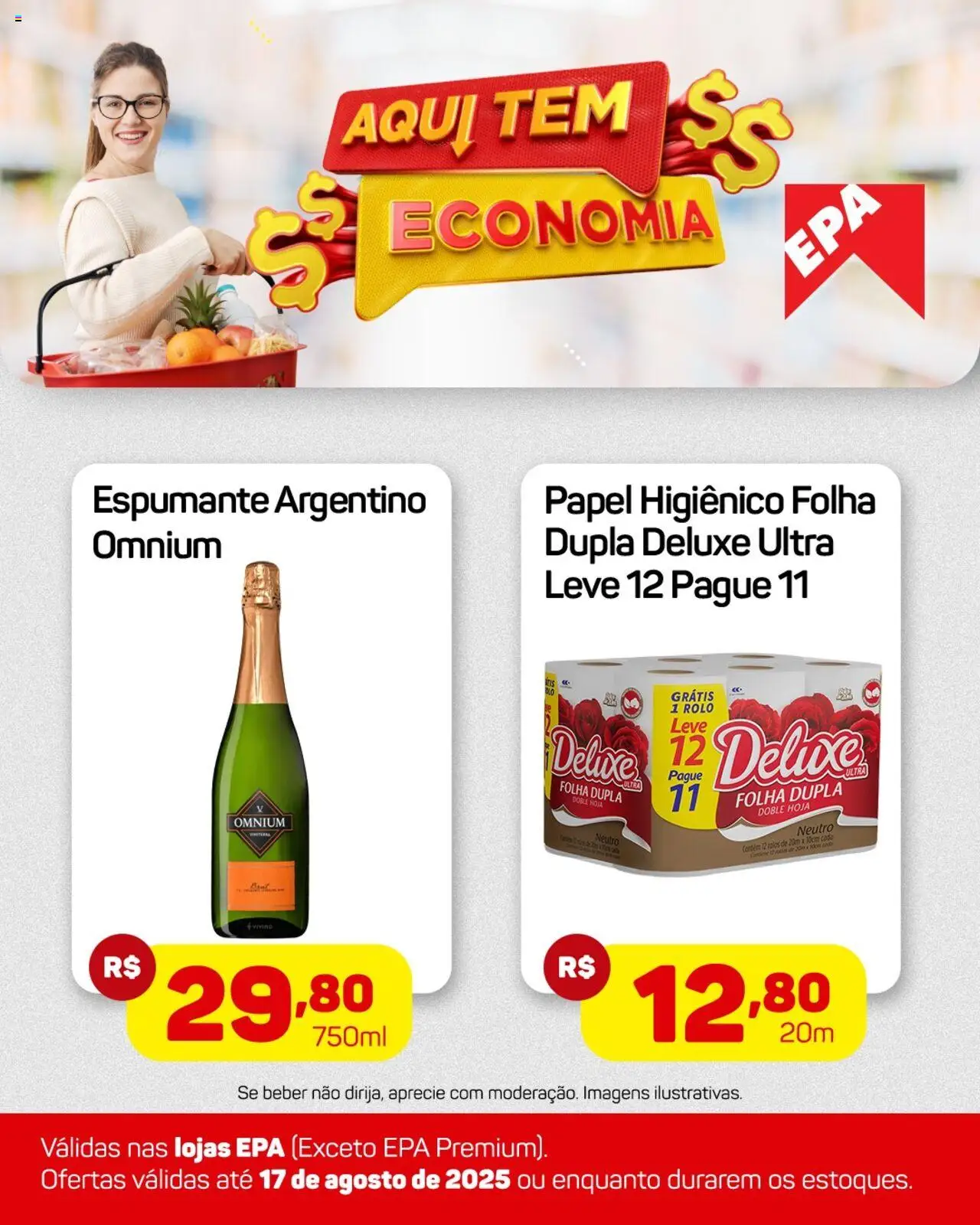 EPA Folheto - válido de 11.08.2025 | Página: 4 | Produtos: Rolo, Espumante, Papel higiênico