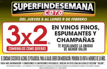 Vista previa Coto - Medio Promo Vinos válido desde el 05.02.2026