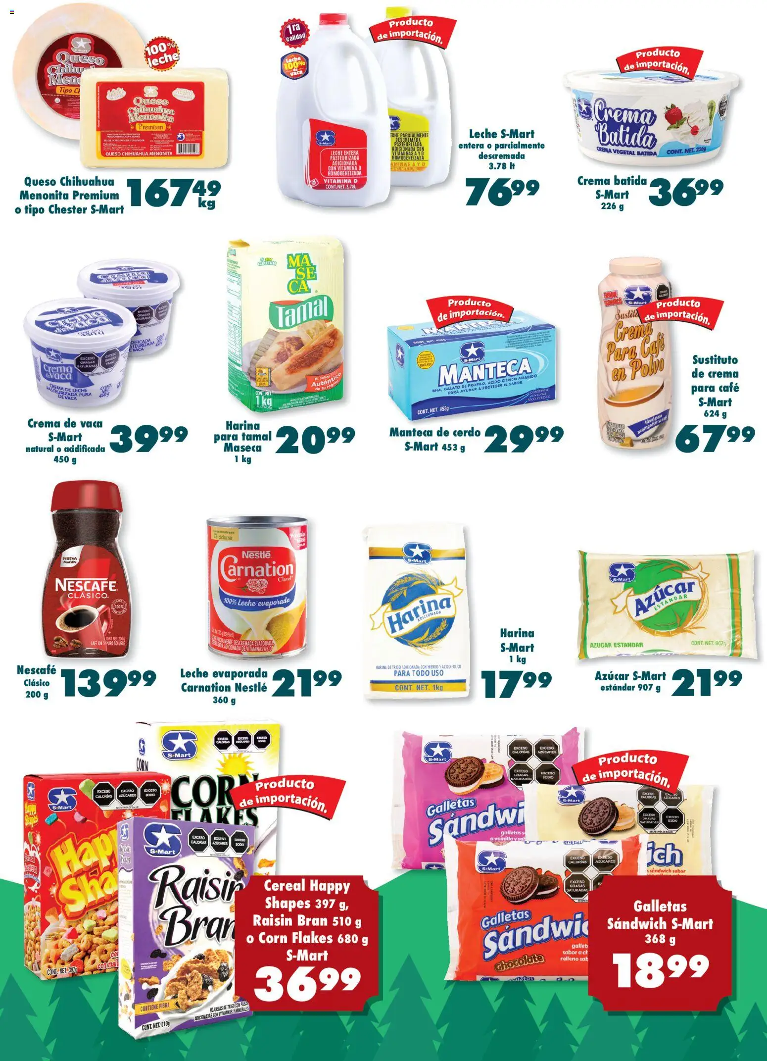 Nuevas ofertas de S-Mart válidas en toda la República Mexicana desde el 02.12.2025. ¡Encuentra las mejores ofertas en S-Mart folleto Reynosa! | Página: 5 | Productos: Queso crema, Pala, Caja, Polvo