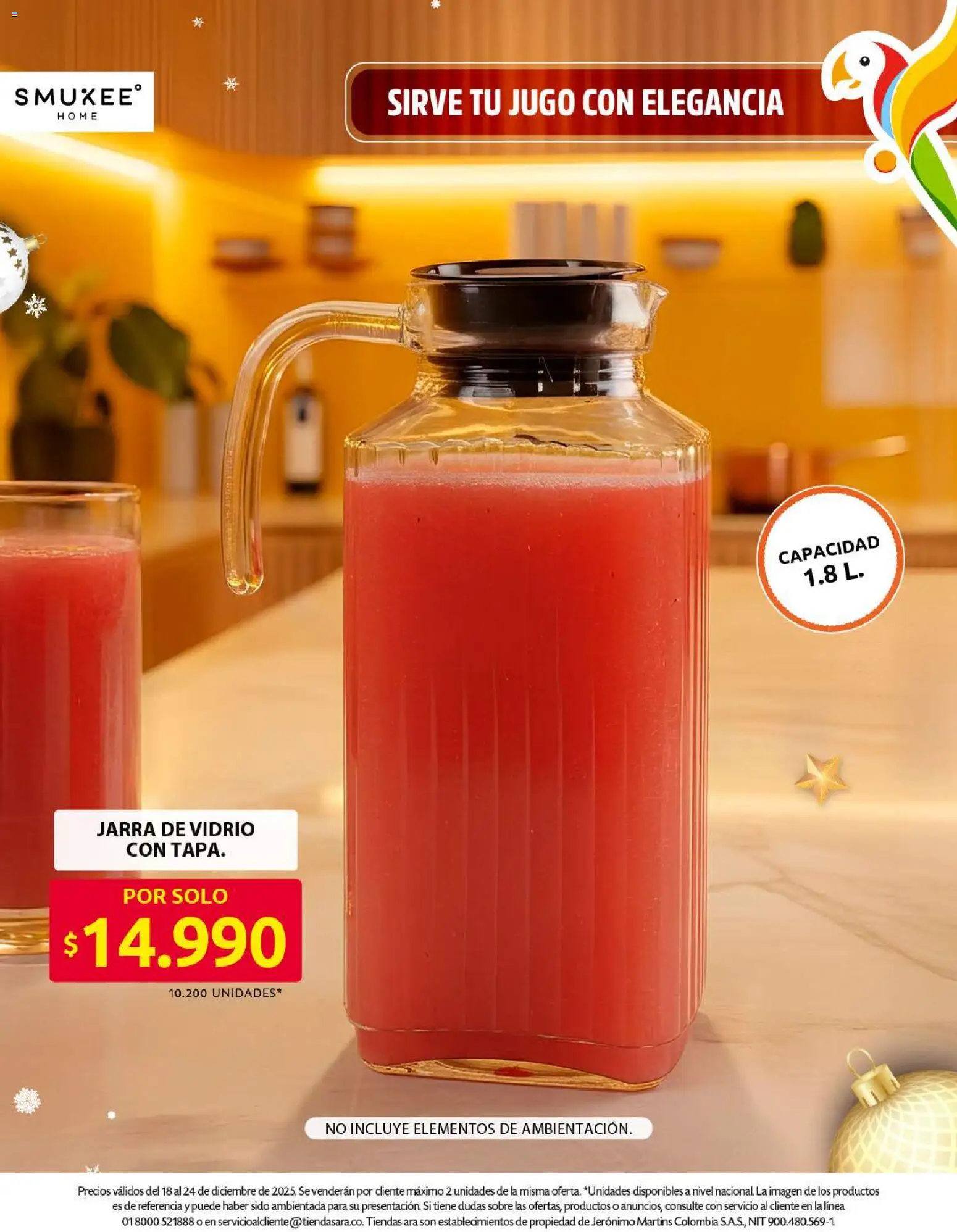 Ara revista - valida desde el 18.12.2025 | Página: 4 | Productos: Jarra, Sobre, Jugo