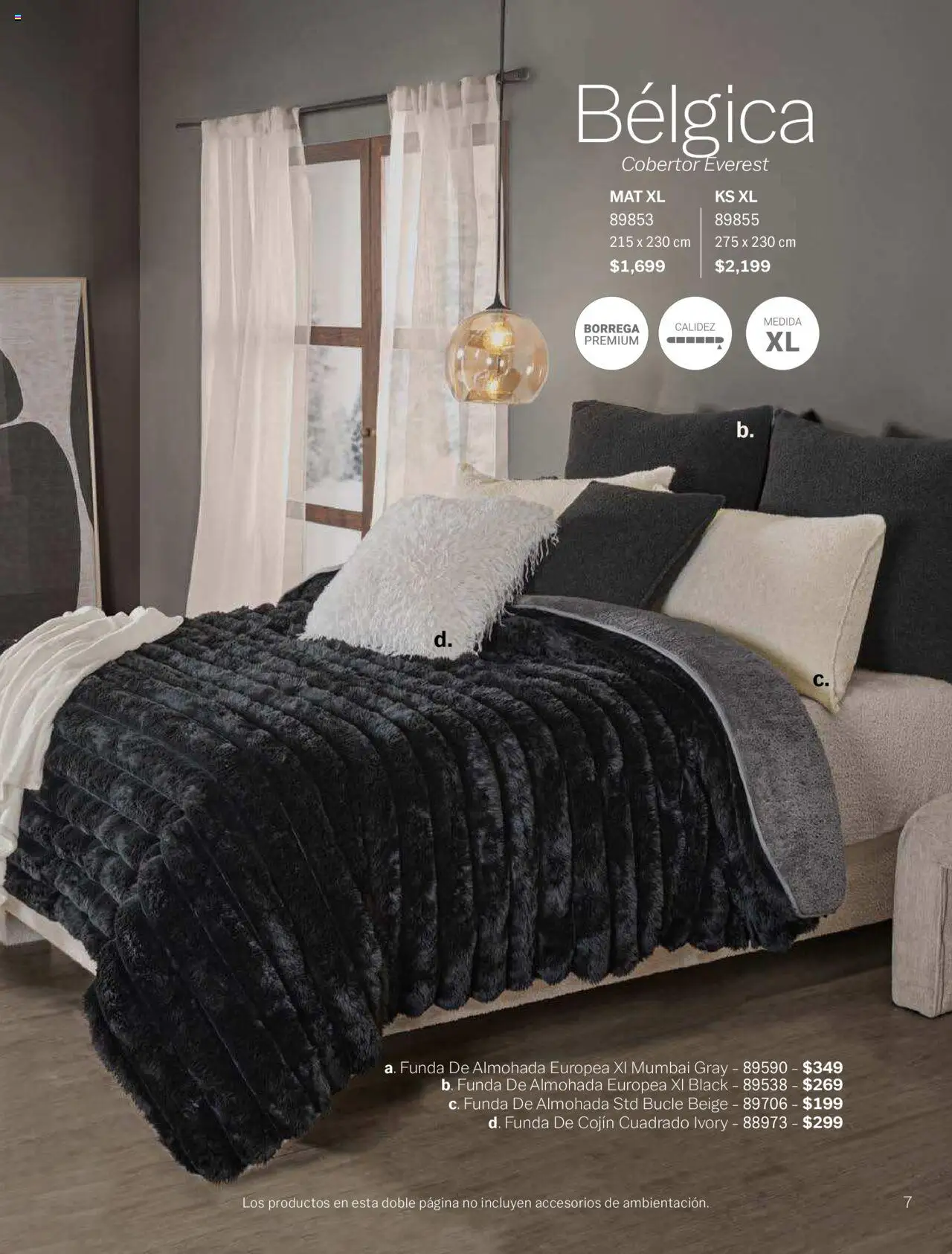 Nuevas ofertas de Vianney válidas en toda la República Mexicana desde el 15.08.2025. ¡Encuentra las mejores ofertas en Vianney - Catálogo Invierno! | Página: 9 | Productos: Cobertor, Funda, Funda de almohada, Almohada