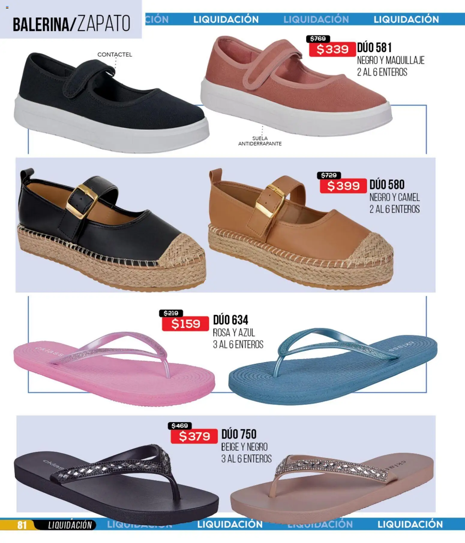 Nuevas ofertas de Cklass válidas en toda la República Mexicana desde el 18.03.2026. ¡Encuentra las mejores ofertas en Cklass catálogo Liquidación total calzado! | Página: 82 | Productos: Maquillaje