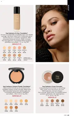 Avon Brochure - valid from 16.07.2025 | Page: 23 | Products: Fragrance, Concealer, Powder, Cream