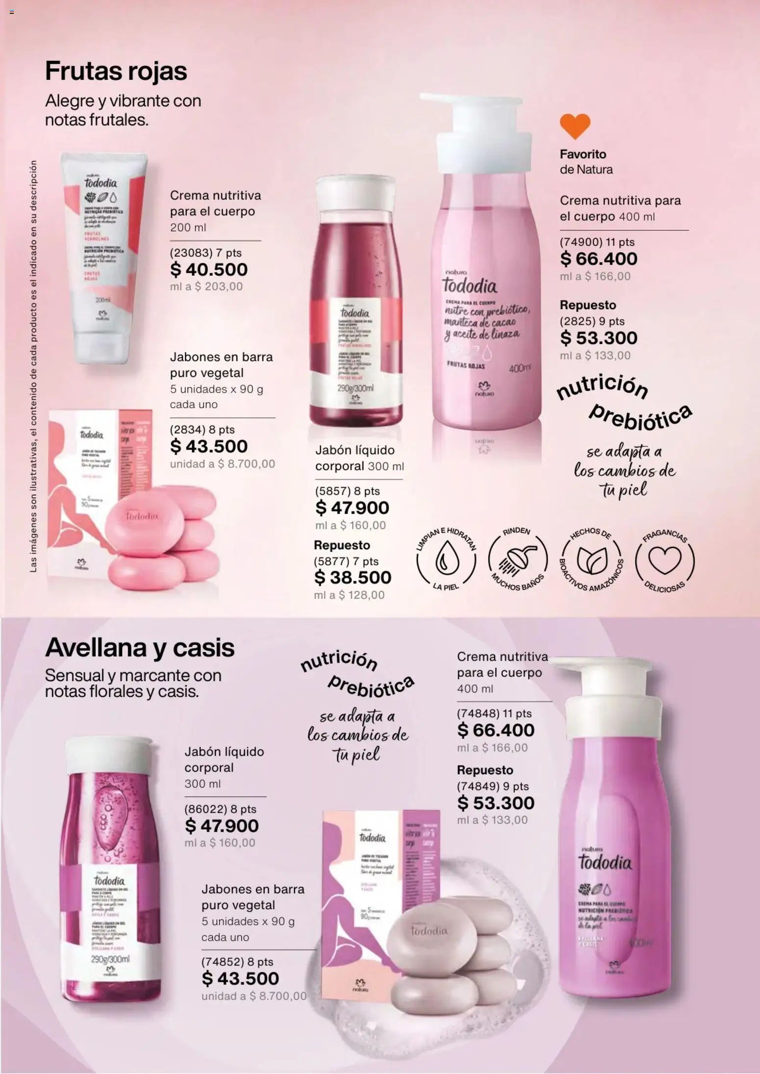 Natura revista - valida desde el 13.11.2025 | Página: 122 | Productos: Crema, Crema para el cuerpo, Jabón, Aceite