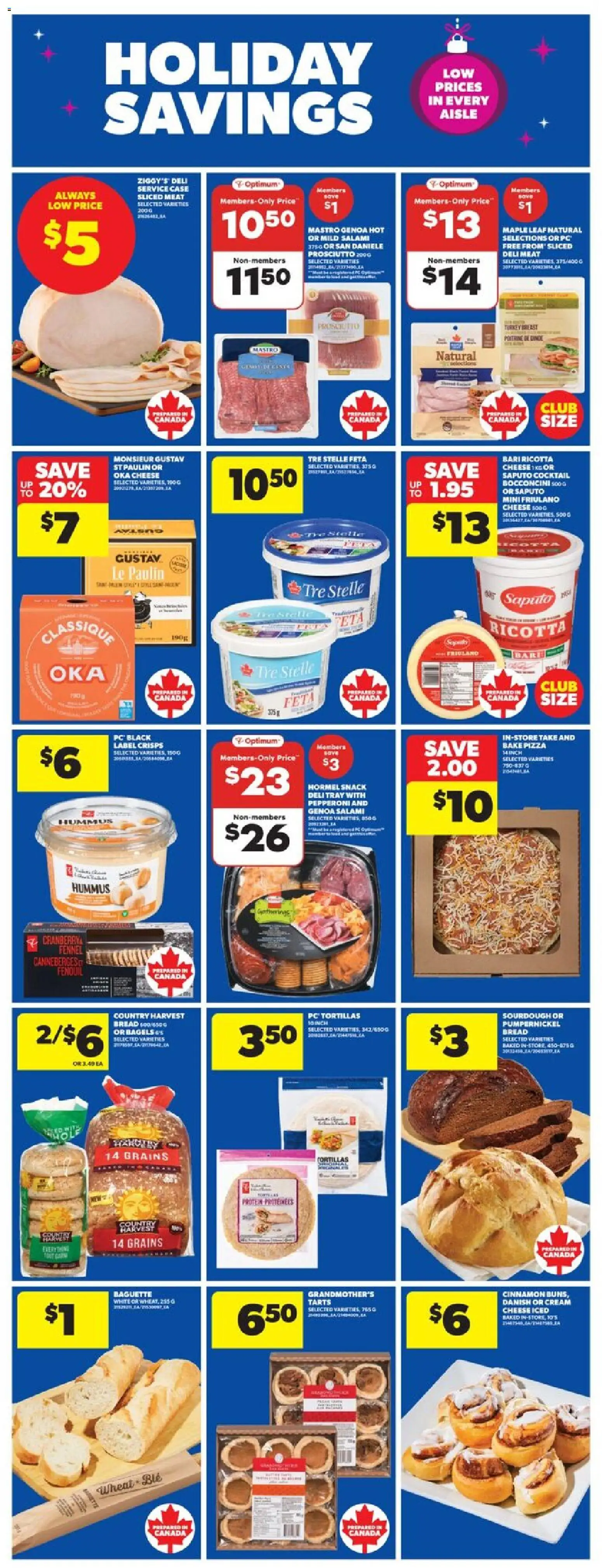 Real Canadian Superstore flyer valid from 30.10.2025 | Page: 20 | Products: PC, Case, Bread, Salami