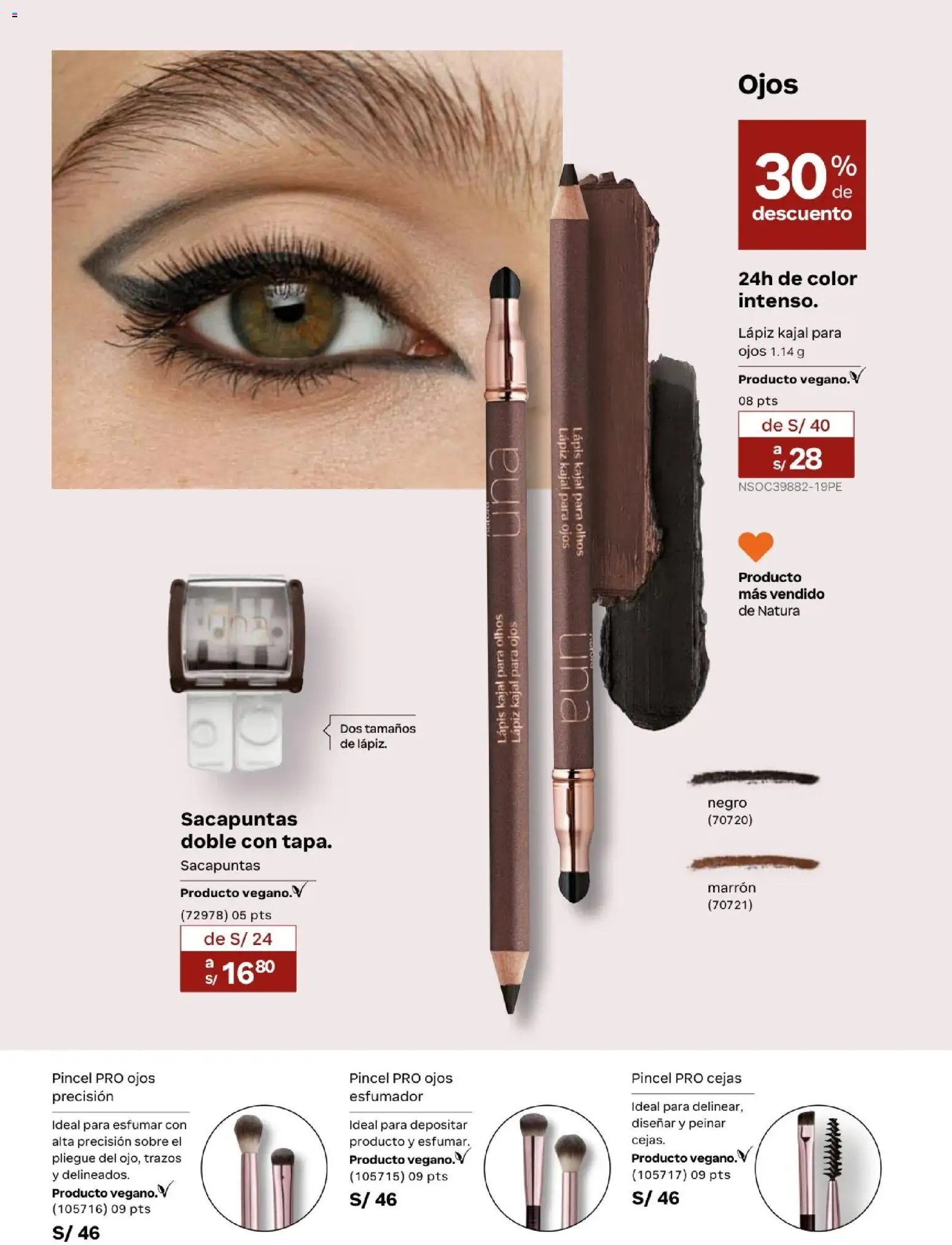 Catálogo Natura válido desde 20.02.2026 | Página: 57 | Productos: Pincel, Sacapuntas