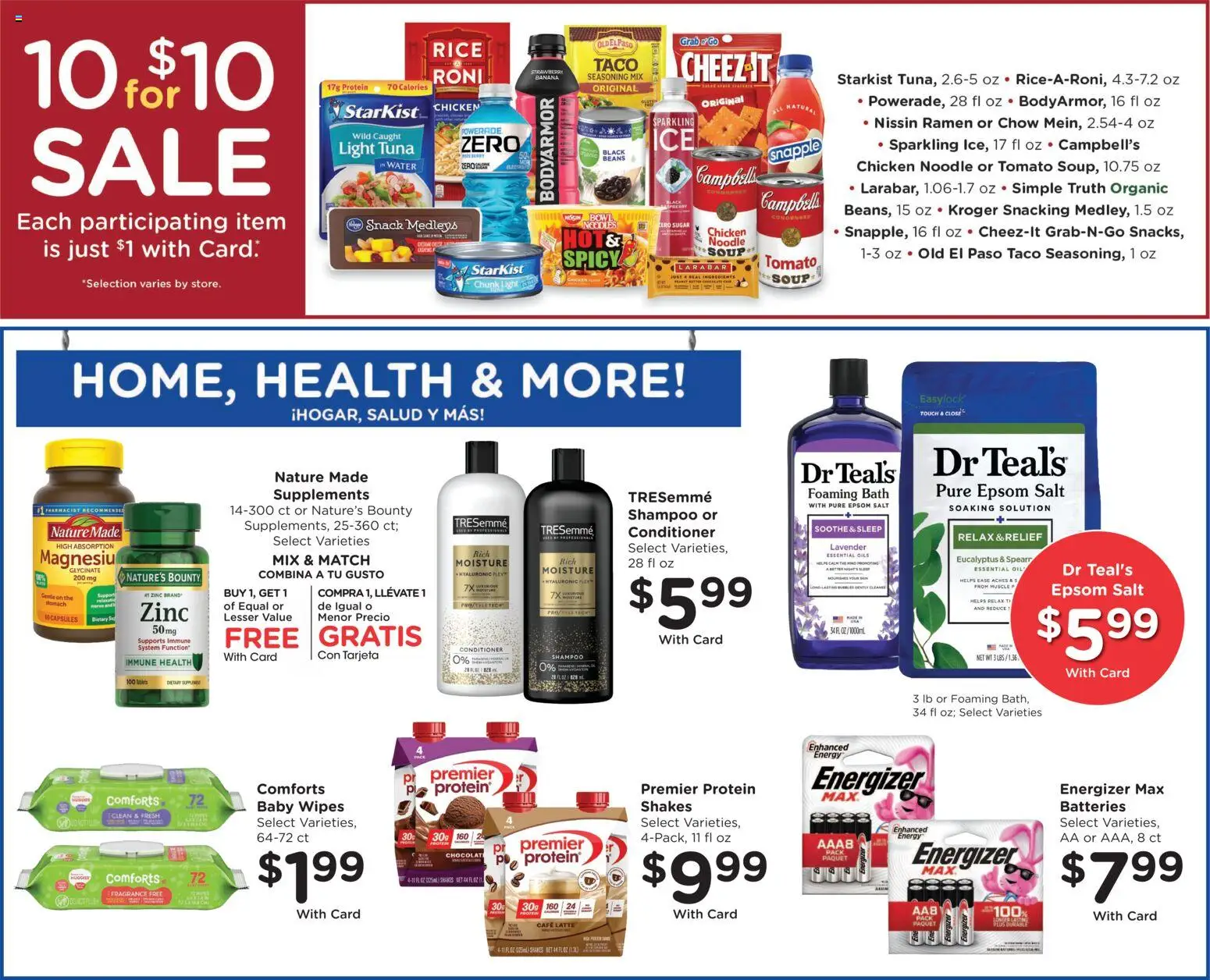 Smith's Weekly Ad - valid from 07.01.2026 | Page: 10 | Products: Fragrance, Shampoo, Noodles, Epsom Salt