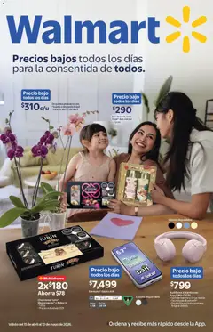 Vista previa de Walmart folleto Precios bajos todos los días, nuevo folleto de la tienda, válido en México a partir del 15.04.2026