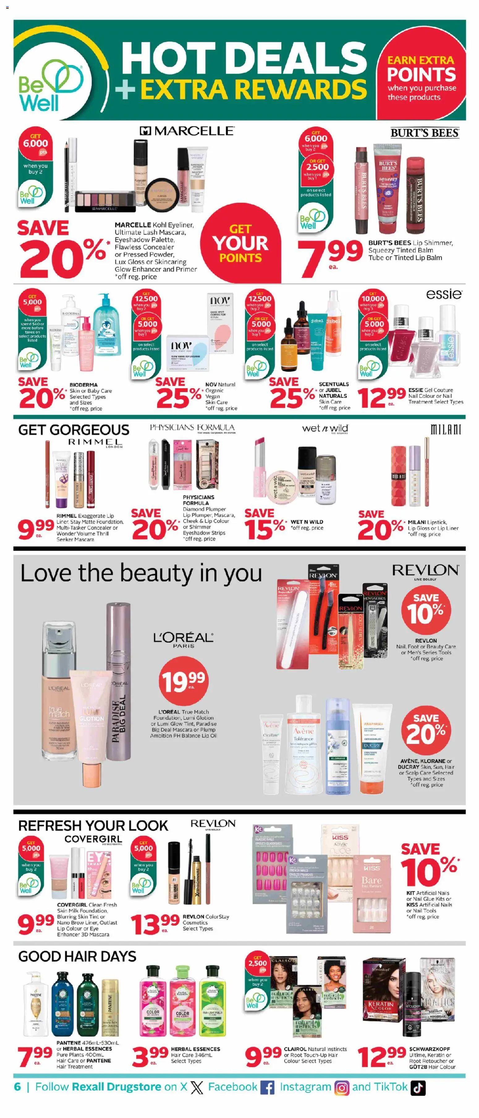 Rexall flyer valid from 02.01.2026 | Page: 13 | Products: Concealer, Milk, Oil, Wine