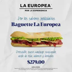 Vista previa de La Europea catálogo Baguettes , nuevo folleto de la tienda, válido en México a partir del 26.11.2025