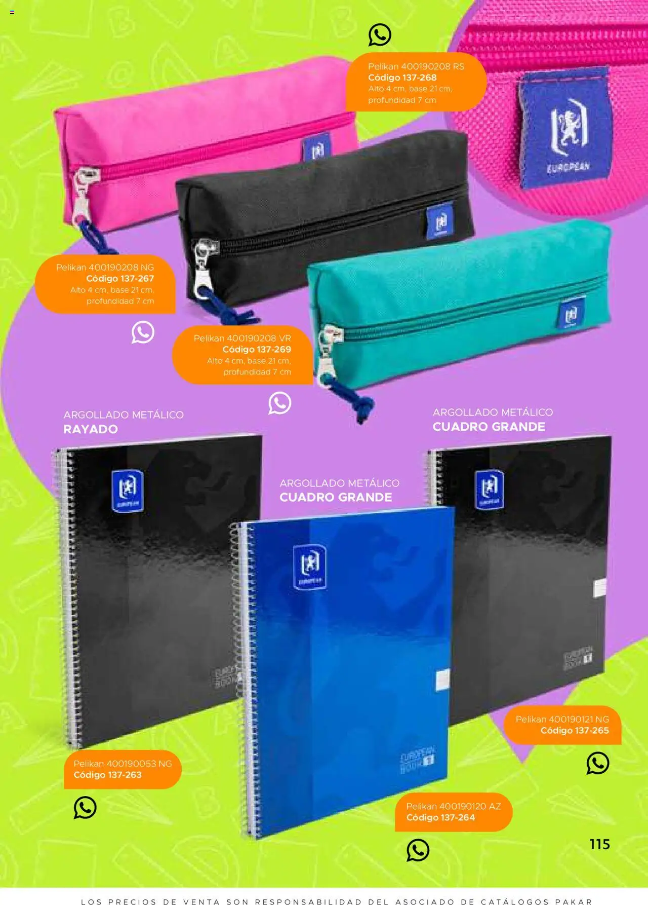 Nuevas ofertas de SC Pakar válidas en toda la República Mexicana desde el 24.07.2025. ¡Encuentra las mejores ofertas en SC Pakar - Catálogo Nina otoño / invierno! | Página: 115 | Productos: Cuadro