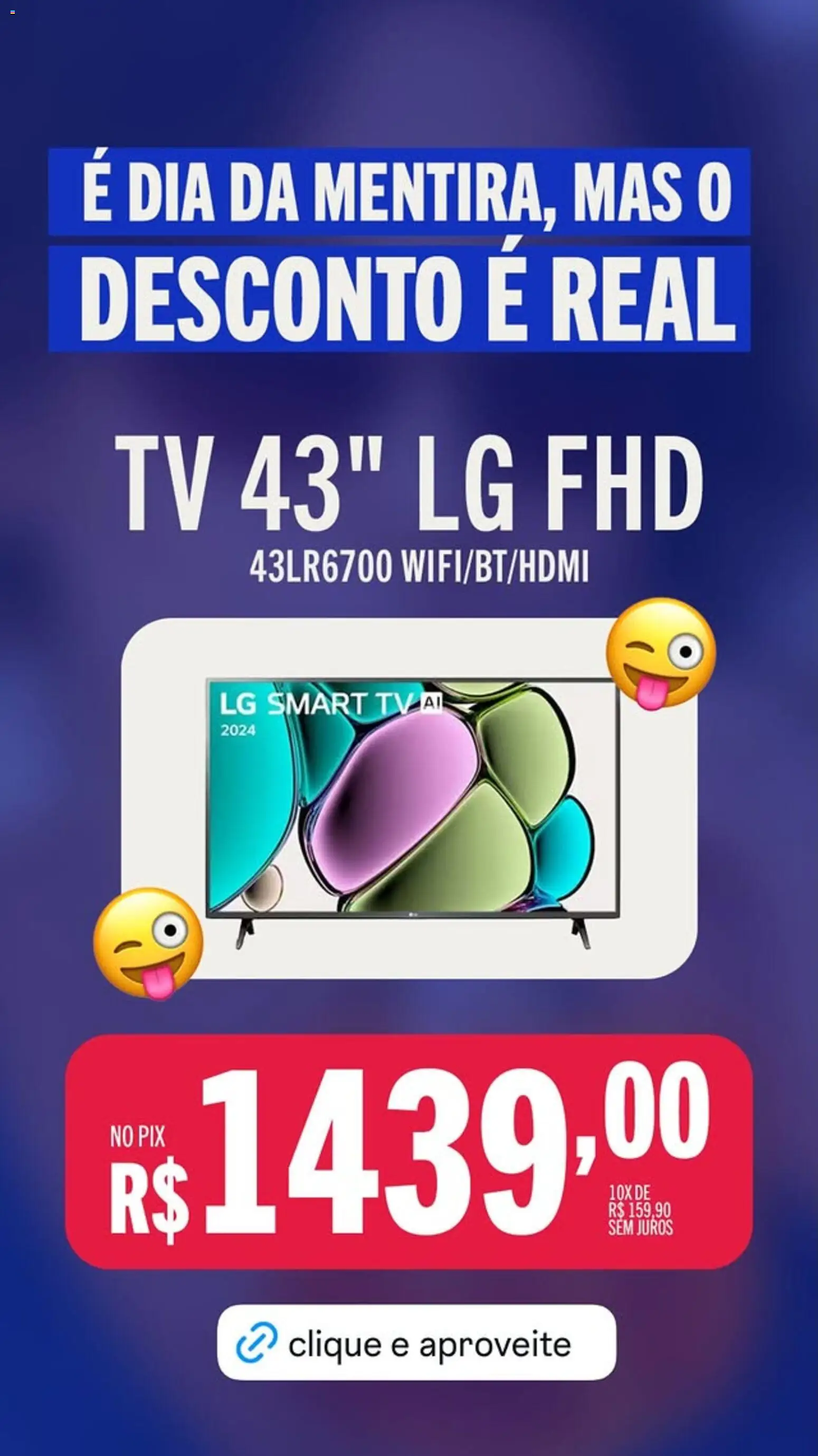 Casas Bahia Folheto - válido de 03.04.2026 | Página: 5 | Produtos: smart TV, Tv