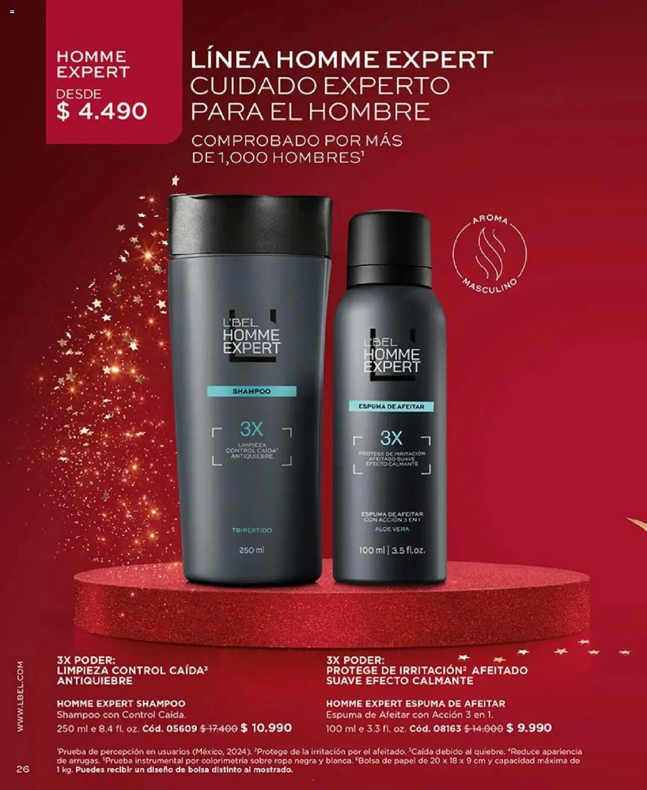 Catálogo L'Bel Campaña 17 │ válido desde el 14.10.2025 | Página: 26 | Productos: Bolsa, Espuma, Espuma de afeitar, Ropa