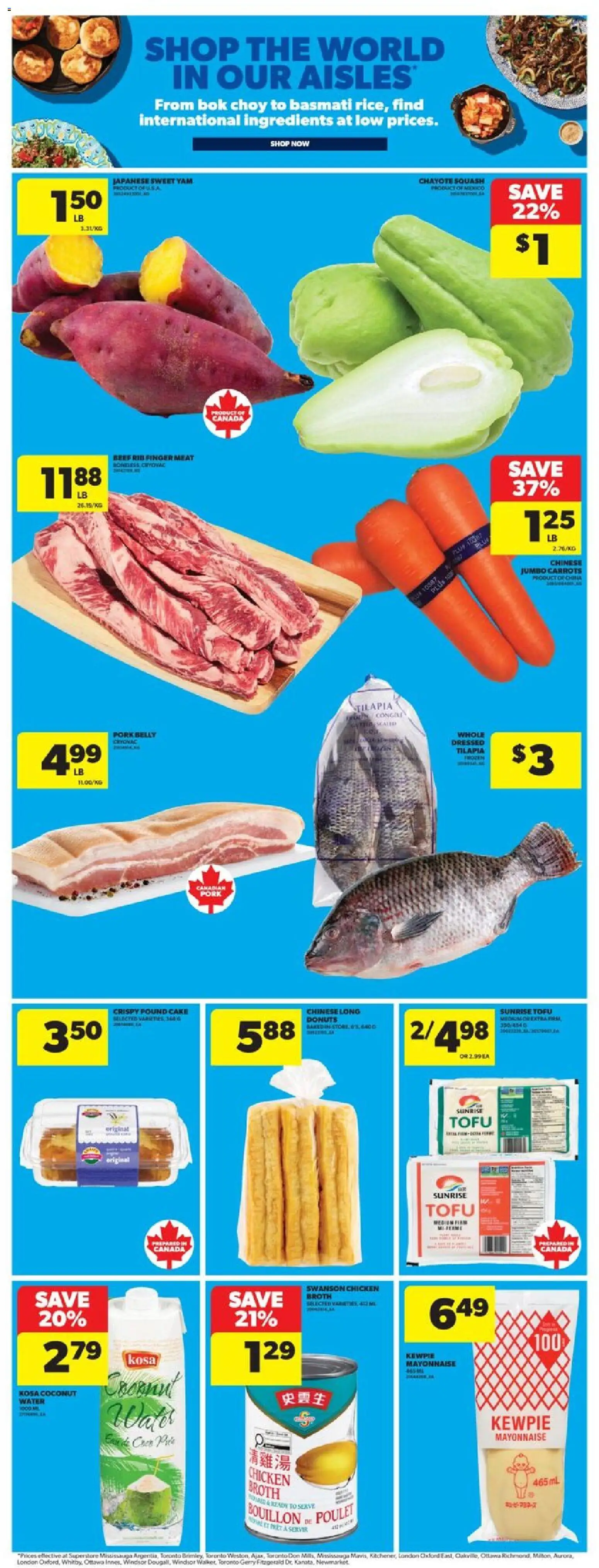 Real Canadian Superstore flyer valid from 30.10.2025 | Page: 14 | Products: Beef, Chicken, Pork