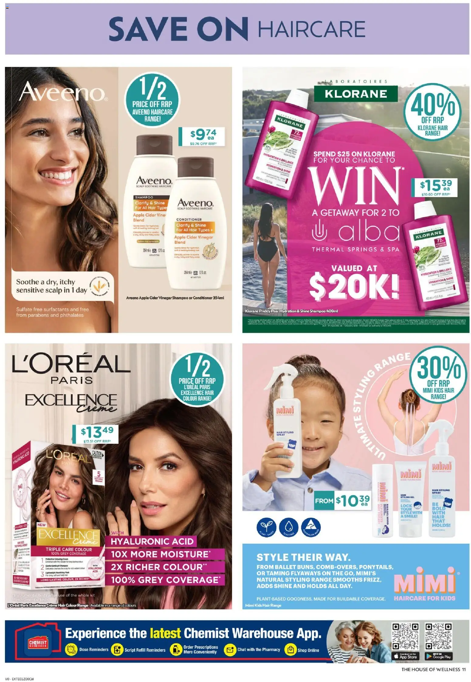 Chemist Warehouse catalogue - valid from 12.03.2026 | Page: 11 | Products: Shampoo, Conditioner, Hair colour, Hair gel