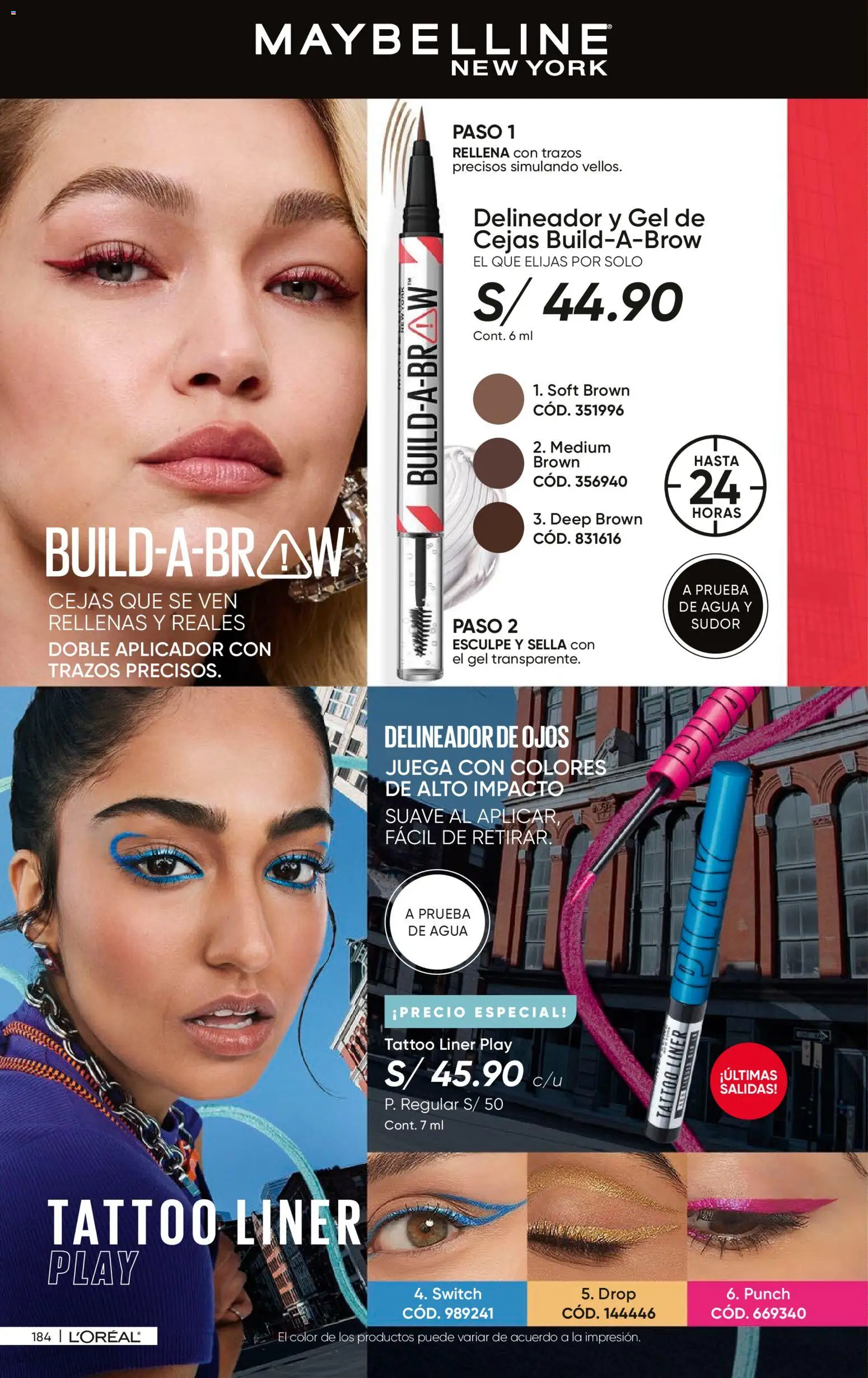 Catálogo Azzorti válido desde 09.03.2026 | Página: 186 | Productos: Delineador de ojos, Delineador