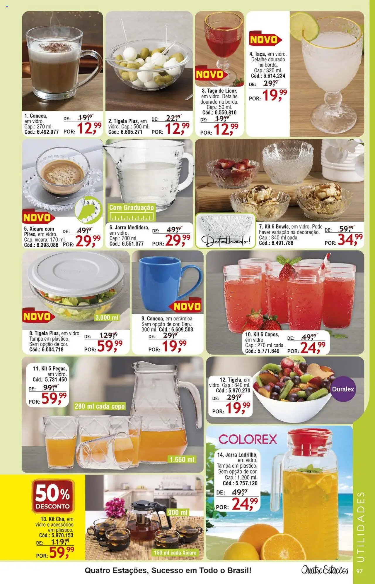 Quatro Estações Folheto - válido de 01.08.2025 | Página: 93 | Produtos: Jarra, Tigela