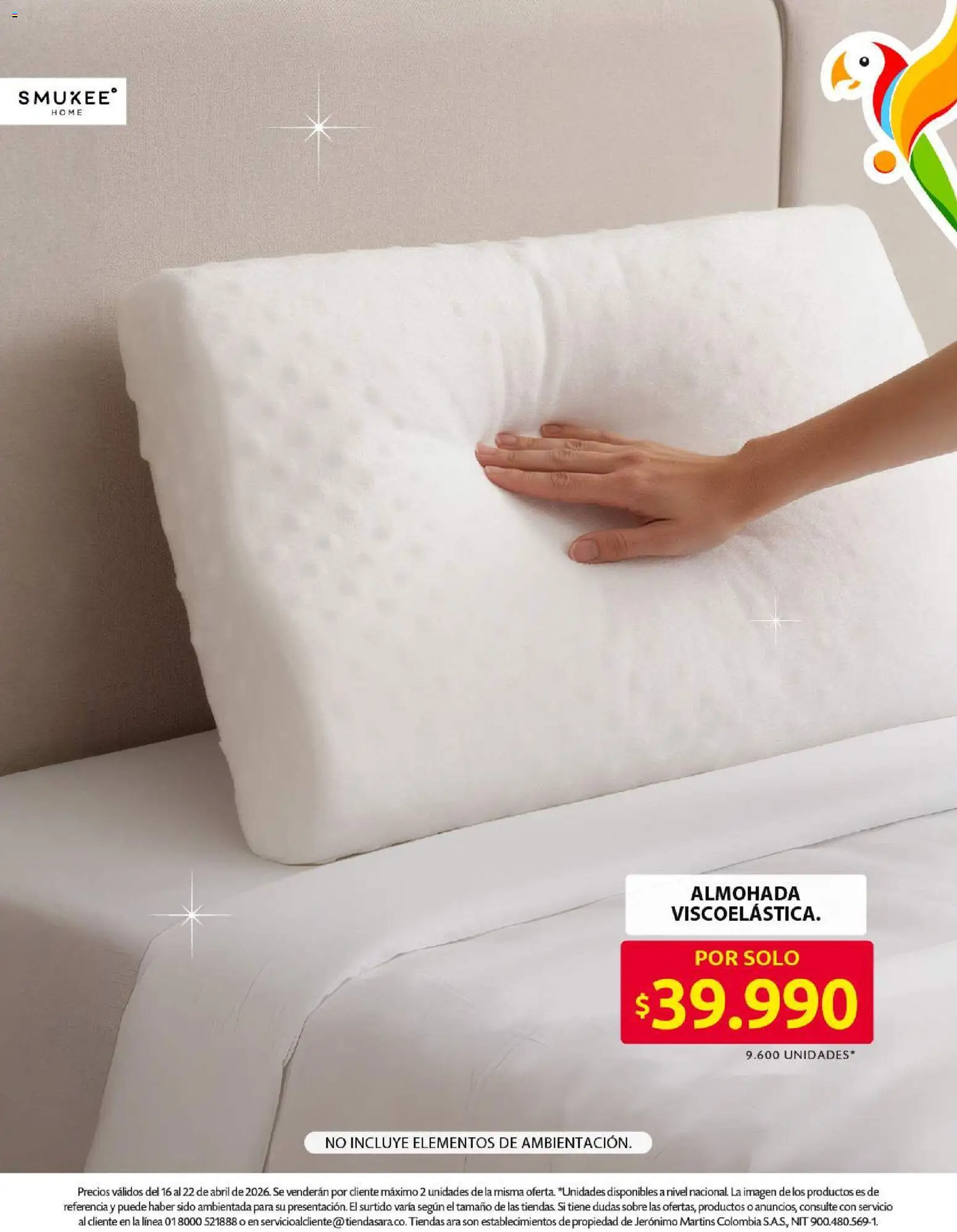 Ara revista - valida desde el 16.04.2026 | Página: 5 | Productos: Sobre, Almohada