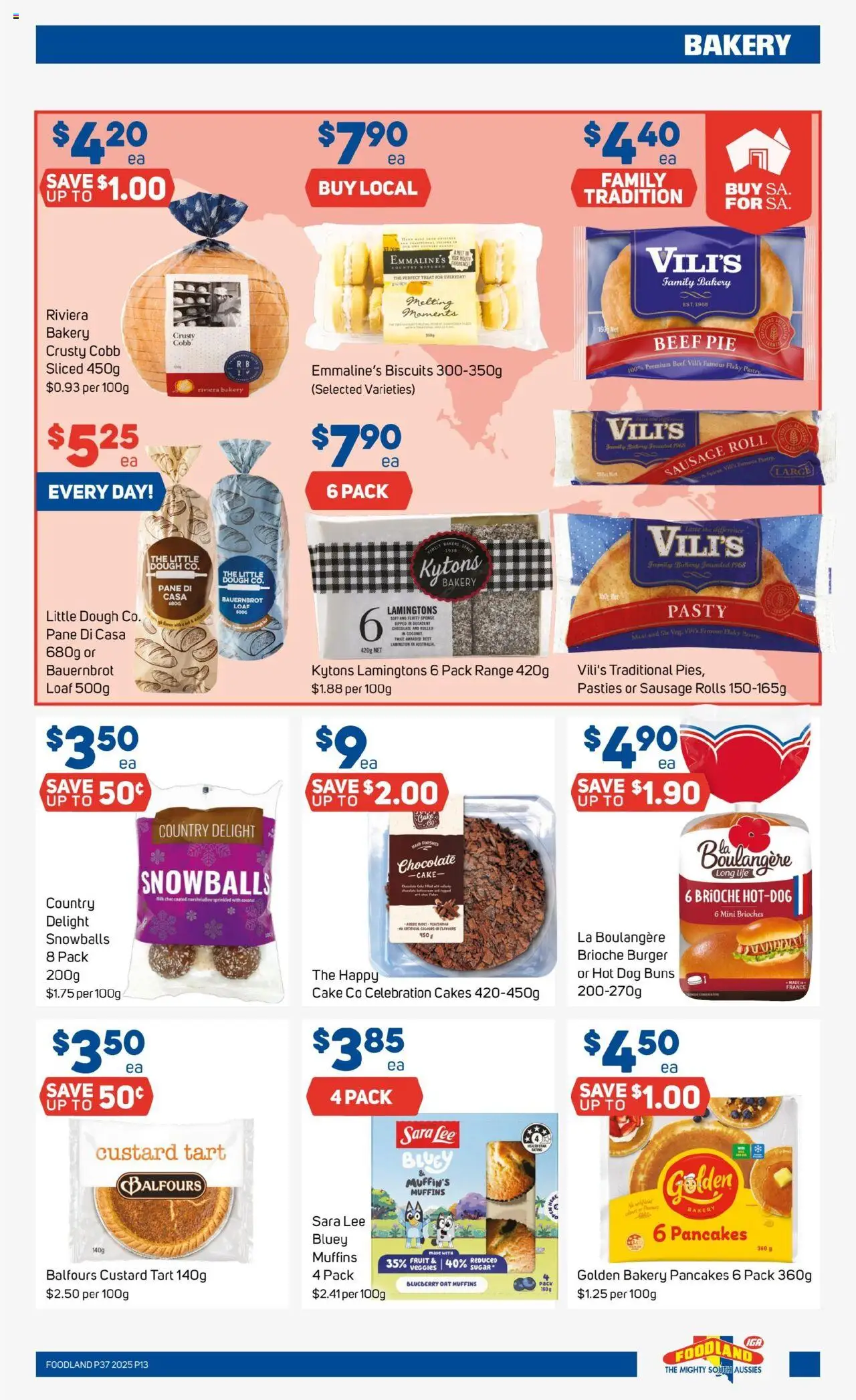 Foodland catalogue - valid from 10.09.2025 | Page: 11 | Products: Pastry, Sausage, Lamingtons, Bakery