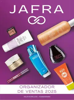 Vista previa de JAFRA Catálogo Organizador de Ventas, nuevo folleto de la tienda, válido en México a partir del 01.05.2025