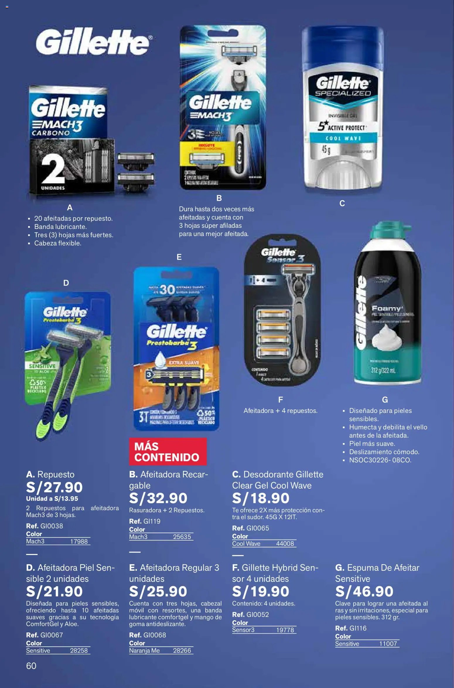 Catálogo Leonisa válido desde 06.03.2026 | Página: 60 | Productos: Espuma de afeitar, Desodorante, Té